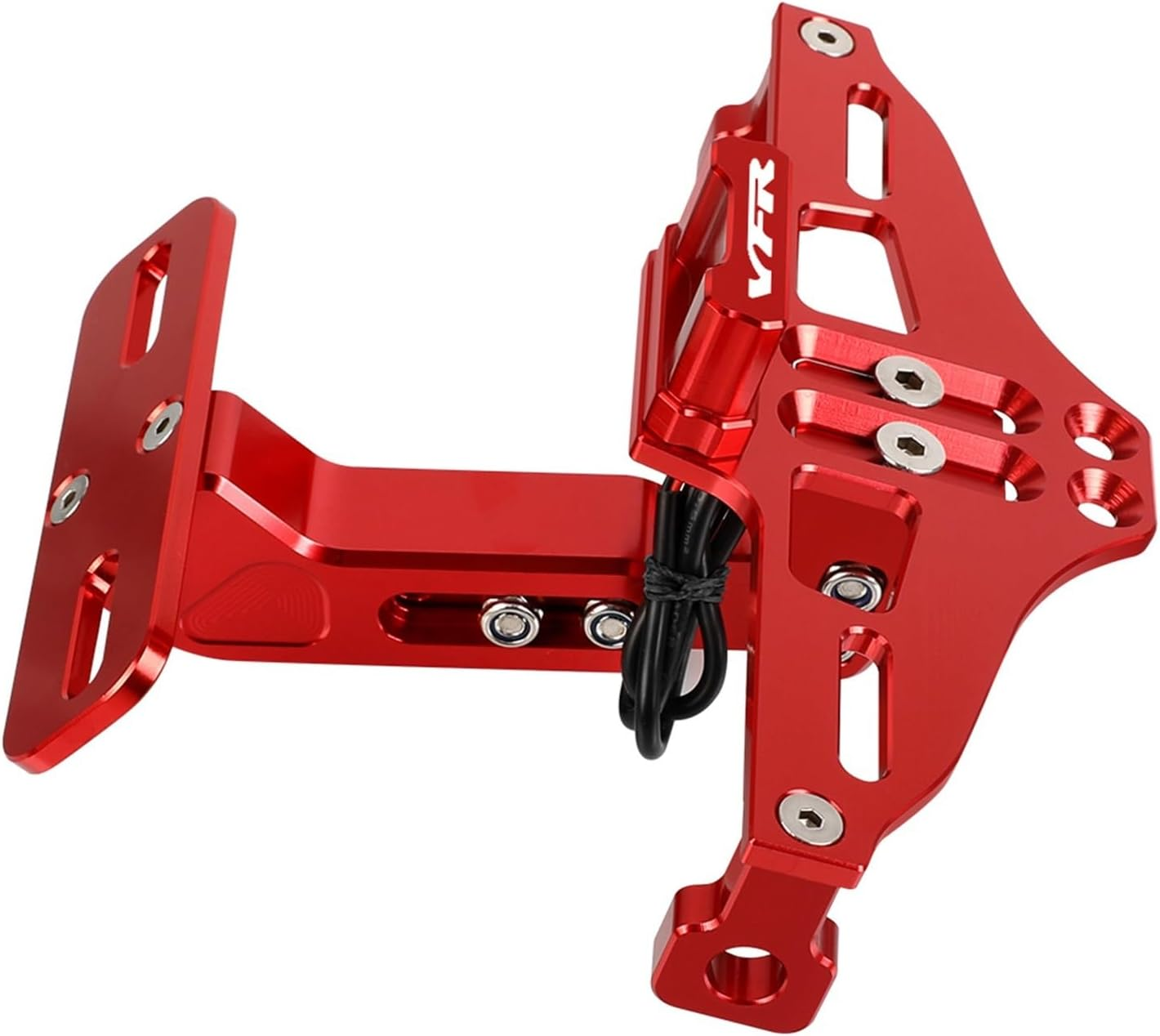 WYJDZSW Compatible with VFR800/F Fi/W1 VTEC VFR 800 F 800F Fi W1 VTEC License Plate Holder Bracket Rear Tail Tidy Fender Eliminator Plate Kit(2 Pairs Yellow) - A Blue image number 2