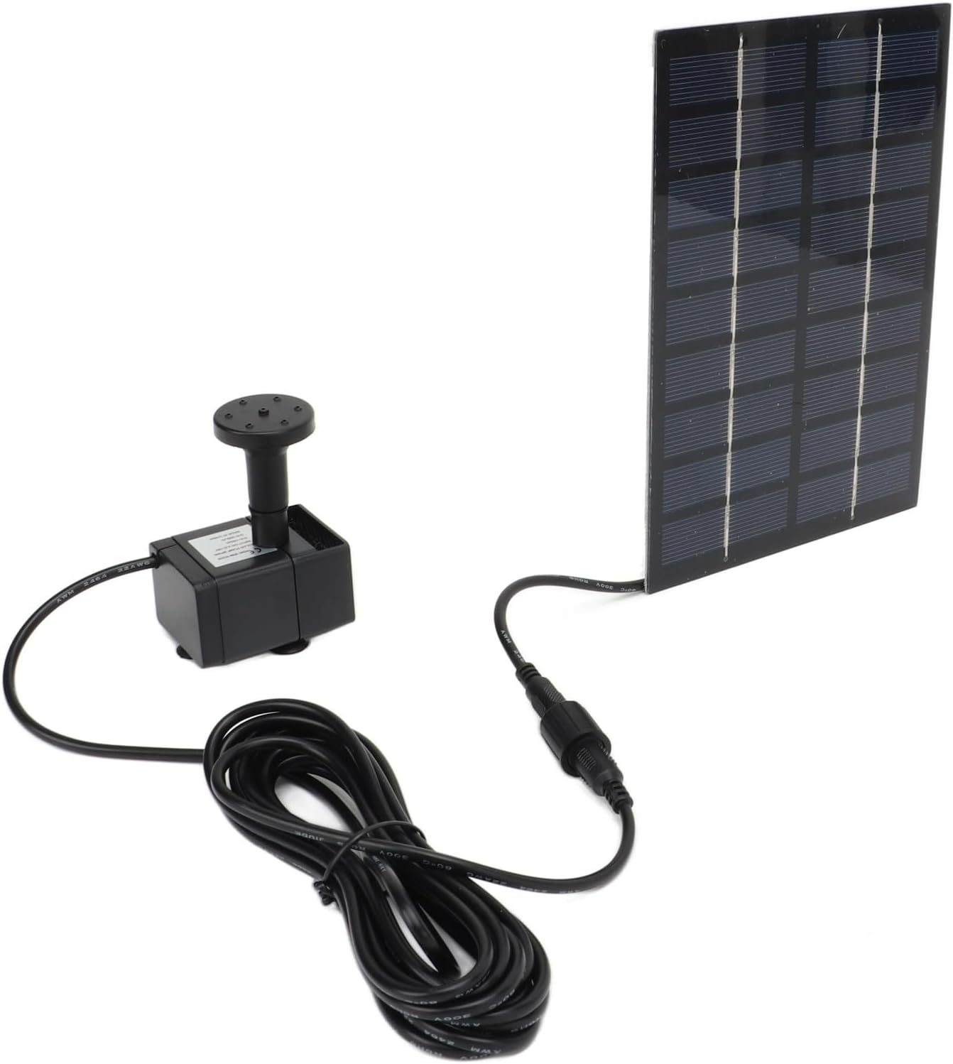 High Stability Solar Water Solar Water Pump Kit, Solar Pond Pump Pump Kit 9V 1.8W anti Clogging Mesh Solar Pond Pump for Bird Baths, Easy Mounting image number 6