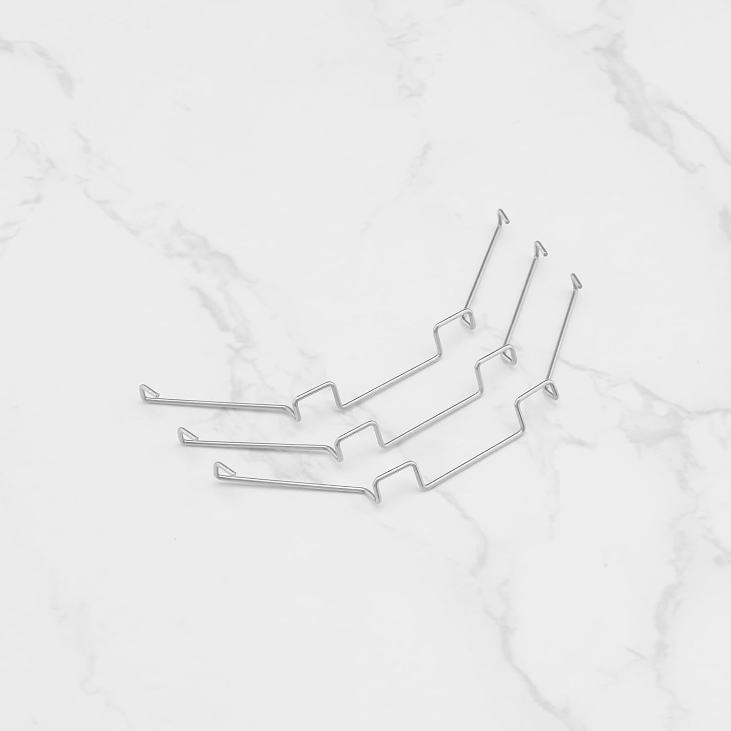 Create Idea 4Pcs 9Cm CPU Heatsink Fan Wire Buckle Stainless Steel Computer CPU Cooling Fan Clips Upper Hook Type Fixing Clip for Hollow Shaft Fans Compatible with Jonsbo CR1400 CR1200 image number 5