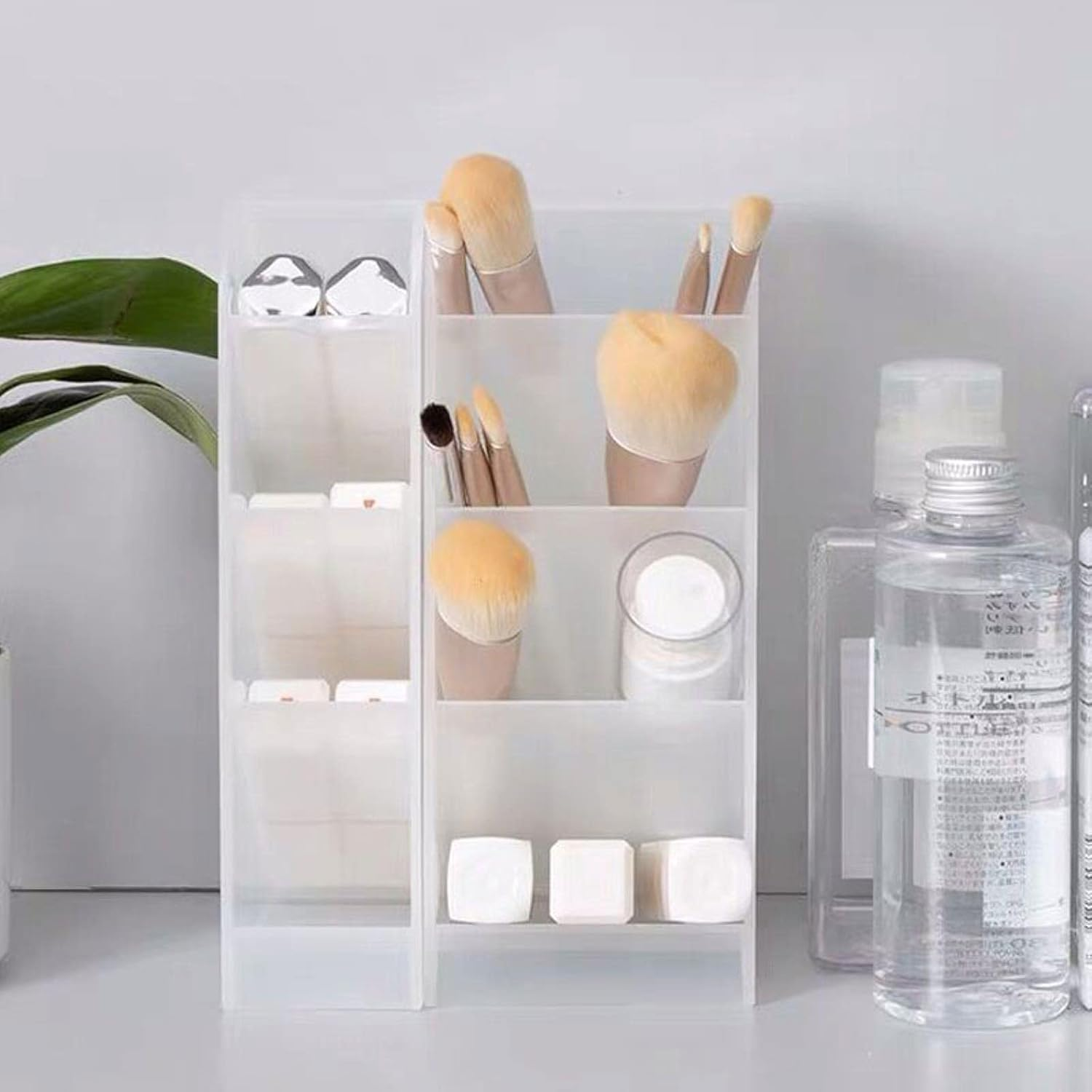 Desk Organizer for Pens Storage Brush Stand Desk Pencil Holder for School Supplies Kawaii Stationery & Office Makeup Storage Box image number 6