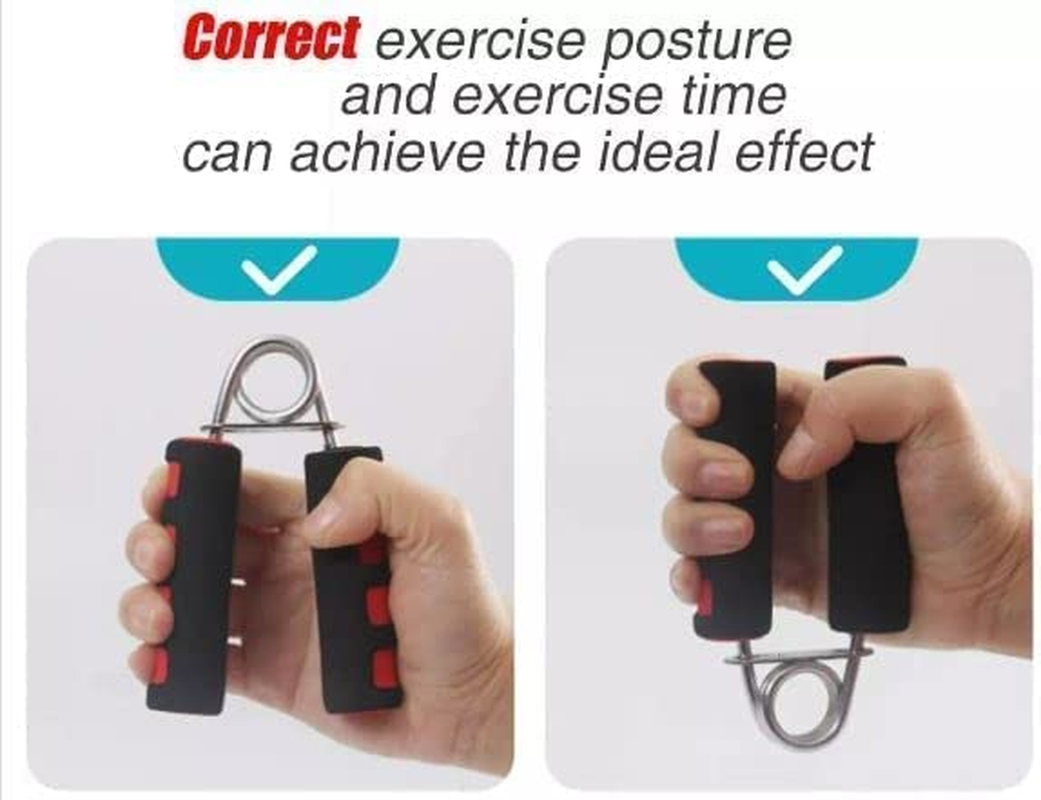2 Pack Handle Holder, Finger Clamp, Hand Soft Foam Manual Exerciser - Rapid Increase of Wrist, Forearm and Finger Strength Exercise Equipment image number 5