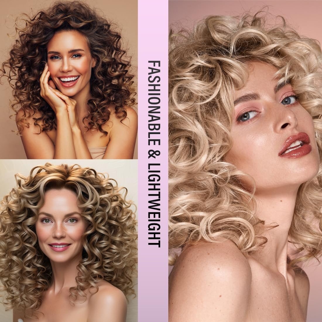 Heatless Small Curling Rods Headband, Non-Slip Heatless Curls, Curls without Heat, Hair Curler DIY Hair Curling Band Hairstyle Set for Long Medium Hair image number 3