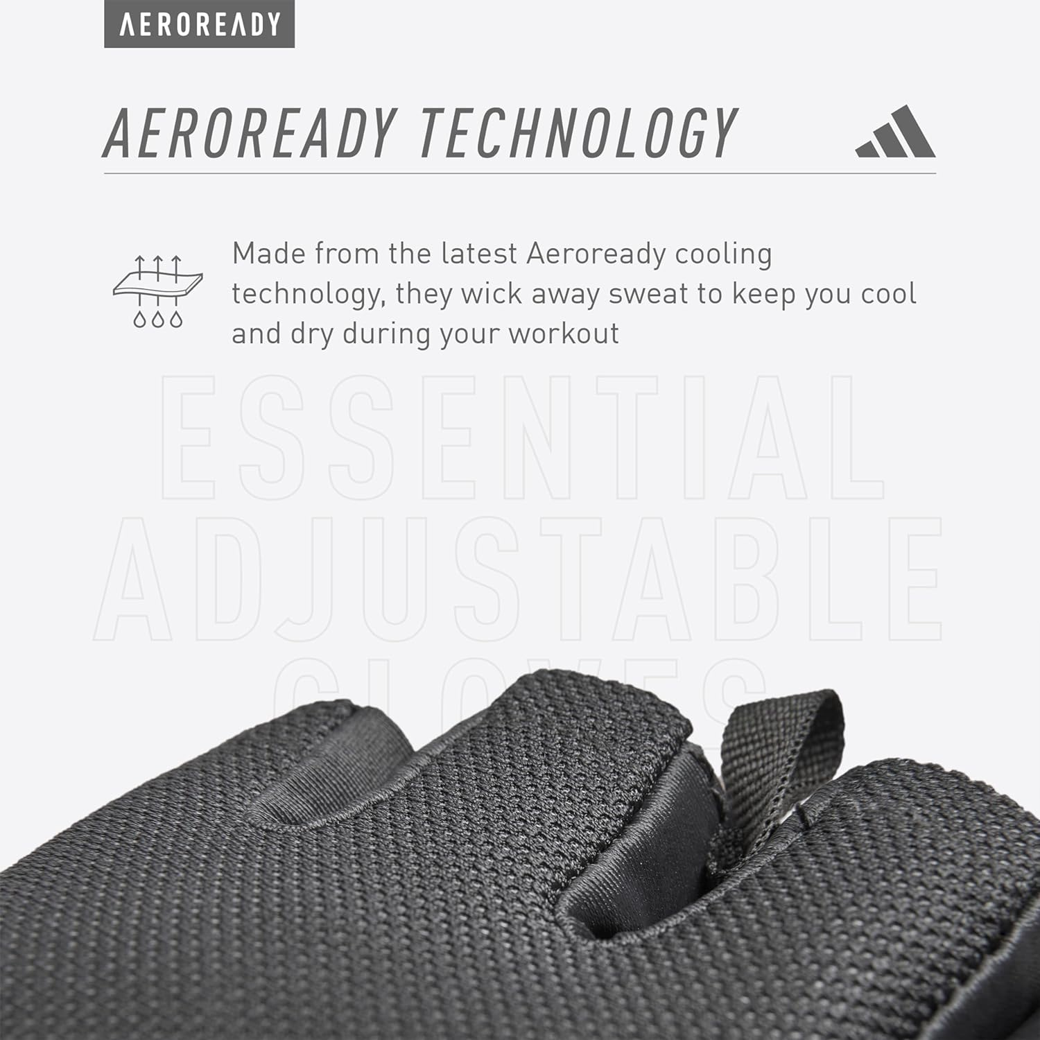 Adidas Essential Adjustable Gloves image number 4