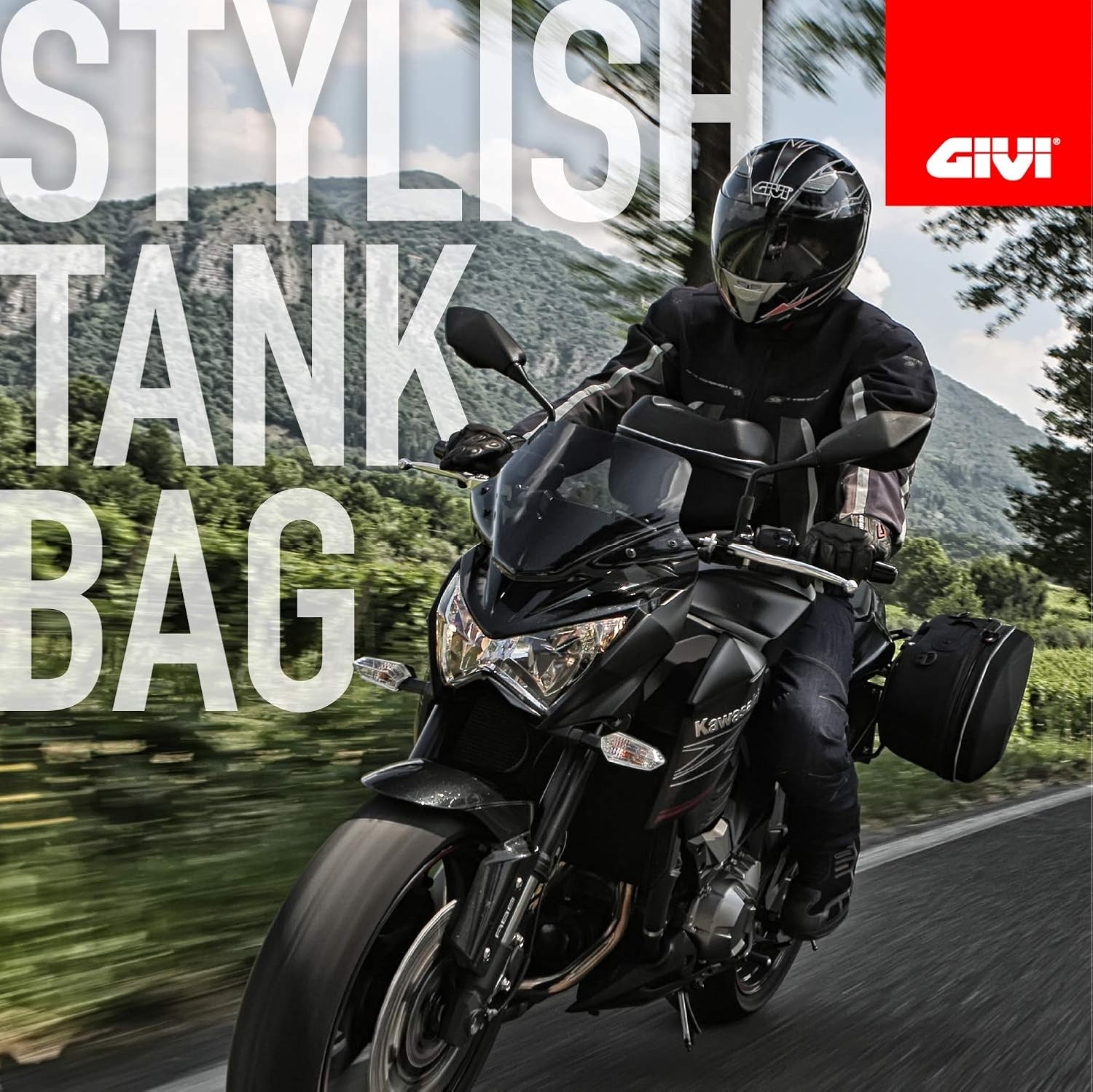 GIVI MT505 94562 Motorcycle Tank Bag, 1.6 Gal (5 L), Variable Capacity, Tank Lock, Load Weight 4.4 Lbs (2 Kg) image number 3