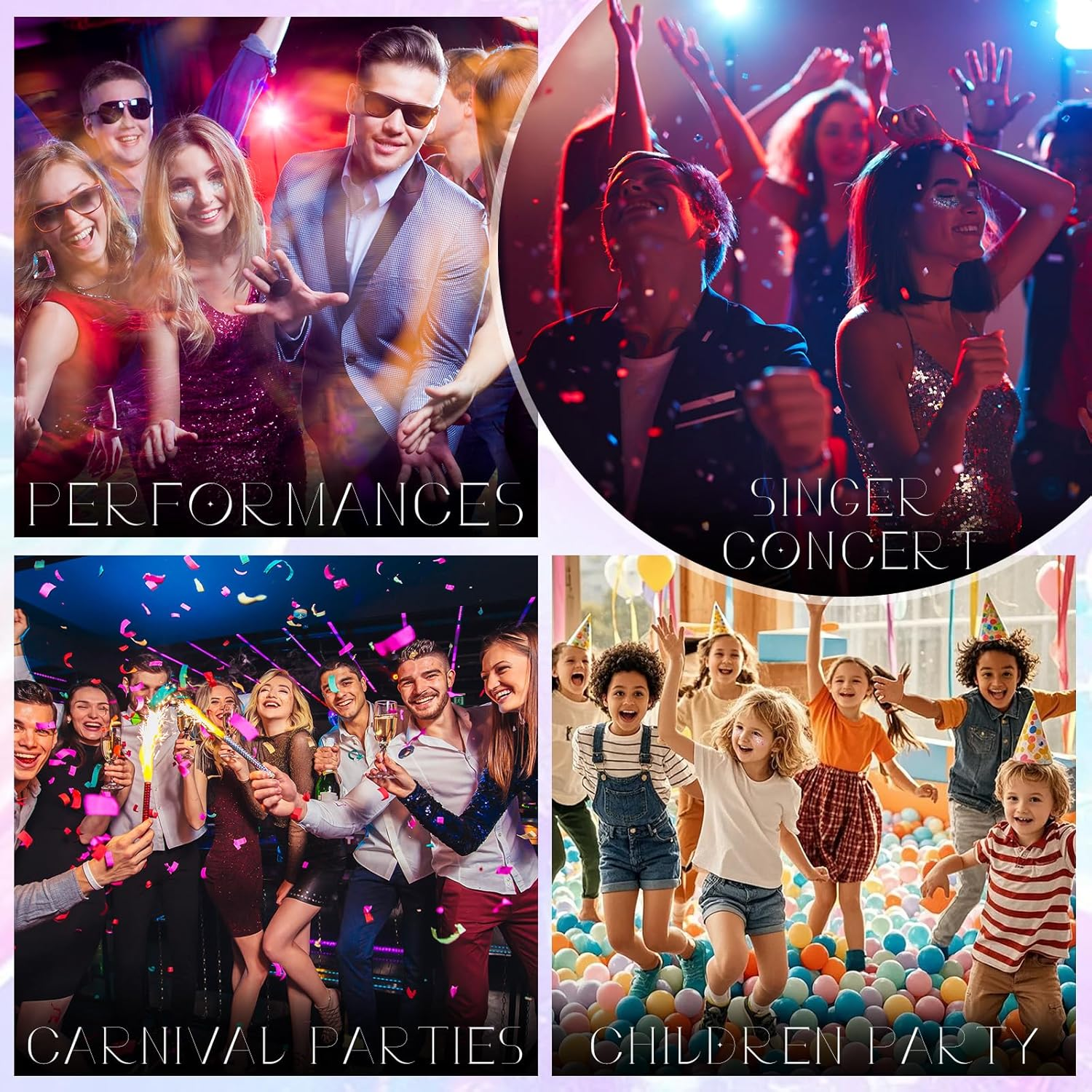 DAGEDA Mermaid Body Glitter Gel,Sparkly Face Hair Eye Glitter Makeup,Quick-Drying Body Shimmer Holographic Sequins, Singer Concert, Festival Rave Makeup Accessories image number 1