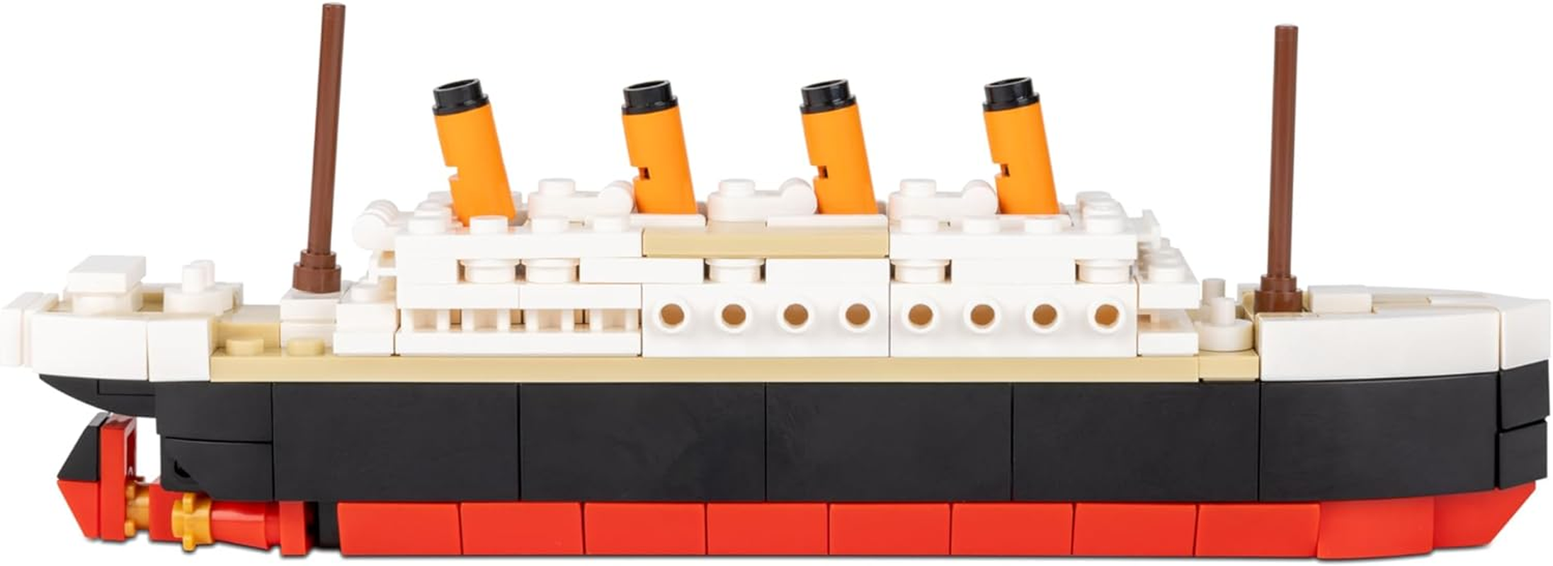 Brick Loot Titanic Building Bricks Set (Mid Sized 217 Pieces) 100% Compatible, Fits  and Other Major Brands image number 2