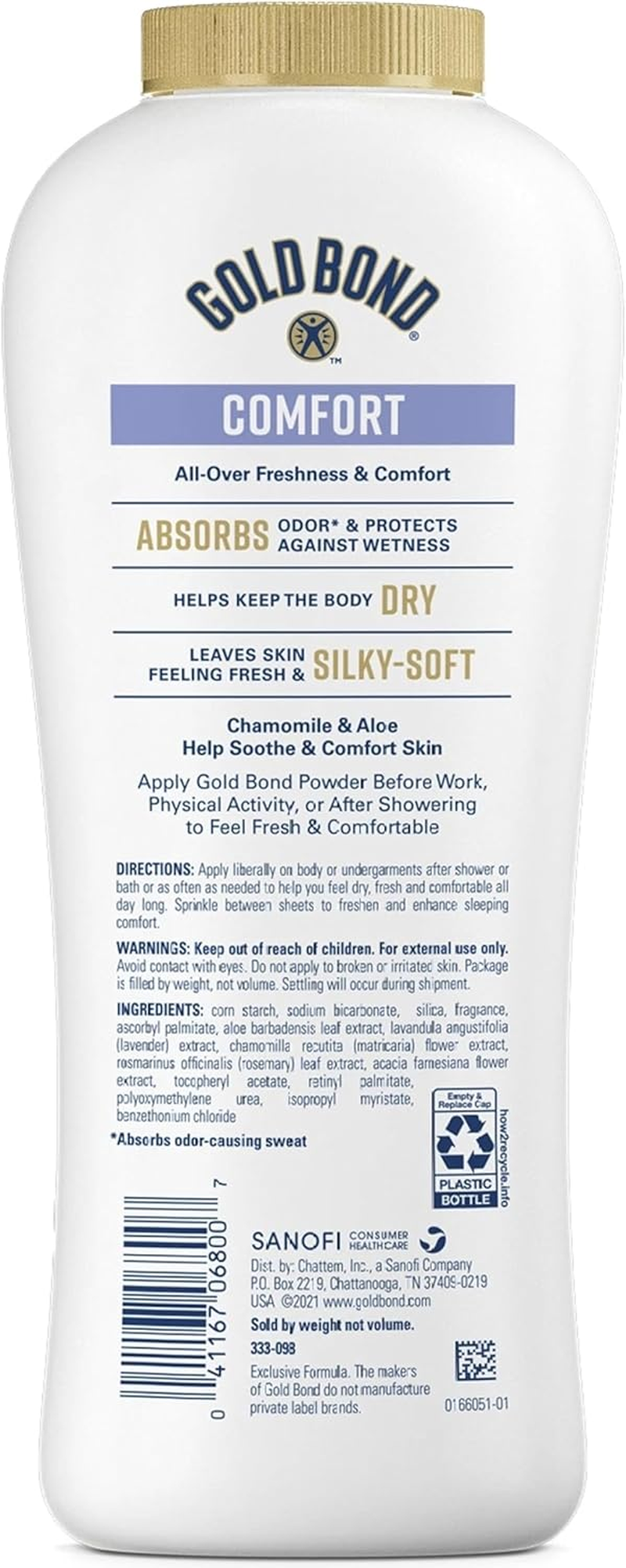 Gold Bond Ultimate Comfort Body Powder 10 Oz image number 3