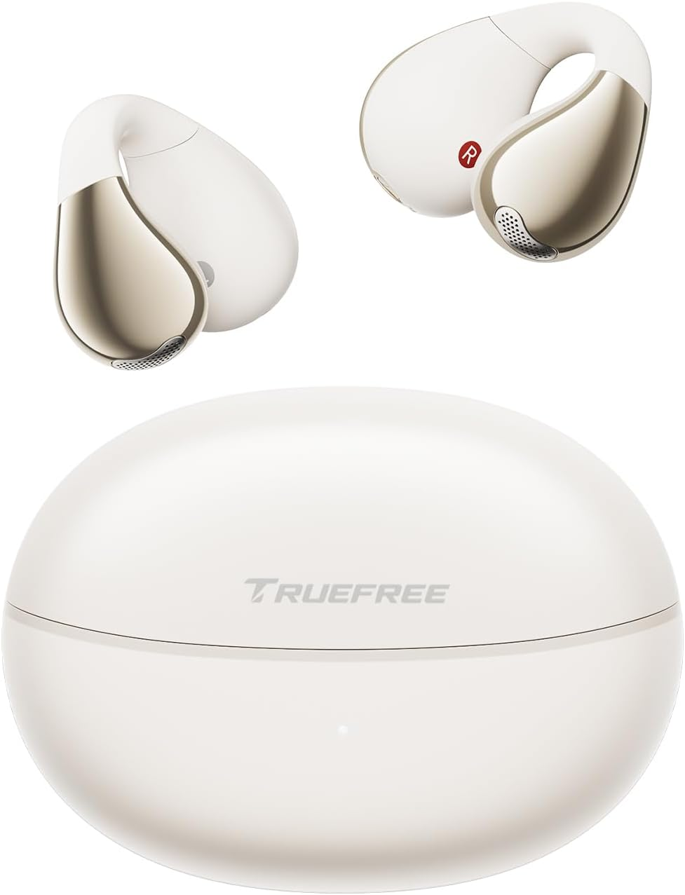 TRUEFREE B1 Open Ear Wireless Earbuds，Clip on Bluetooth 5.4 Headphones with Dynamic Bass, 4 Mics for Clear Calls, Dual Connection, Lightweight & Secure Fit, Ideal for Sports & Workouts, APP Control image number 2