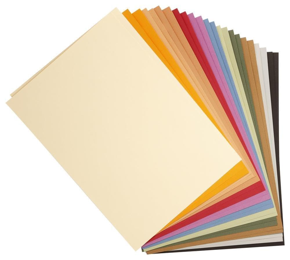 Clairefontaine 960550C Pack of 50 Sheets Tulip Drawing Paper 160 G DIN A3 Acid Free 100% Cellulose 1 Pack 24 Assorted Pastel Colours image number 3