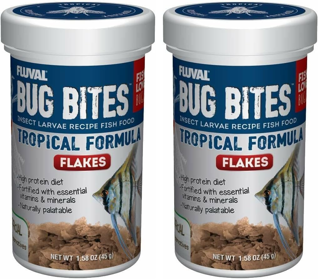 Fluval Bug Bites Tropical Flakes 45 G (Pack of 2) image number 2