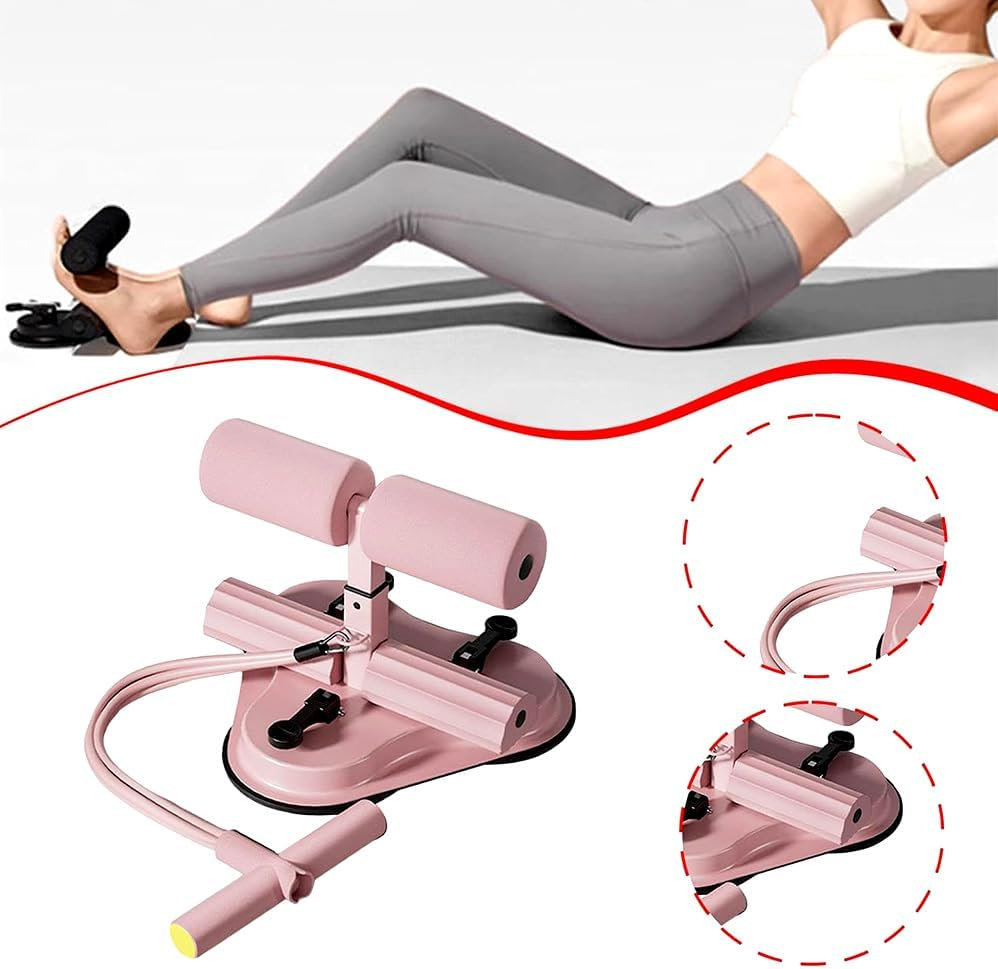 Betterlifewj Back Muscle Training Aid. 3 Powerful Large Suction Cups Are Safer and More Stable. Three Levels of Height Adjustment to Meet Different Needs. (Pink) image number 6