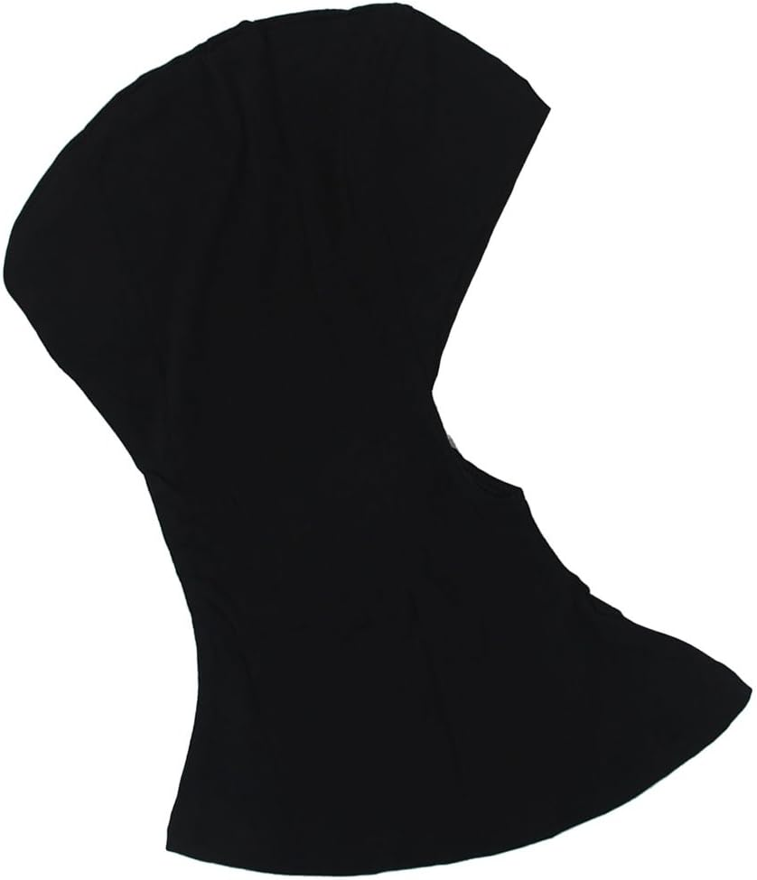 FITYLE Muslim Black Hijab Cap Full Cover Islamic Hats Soft Neck Head Wear Hat Underscarf image number 3