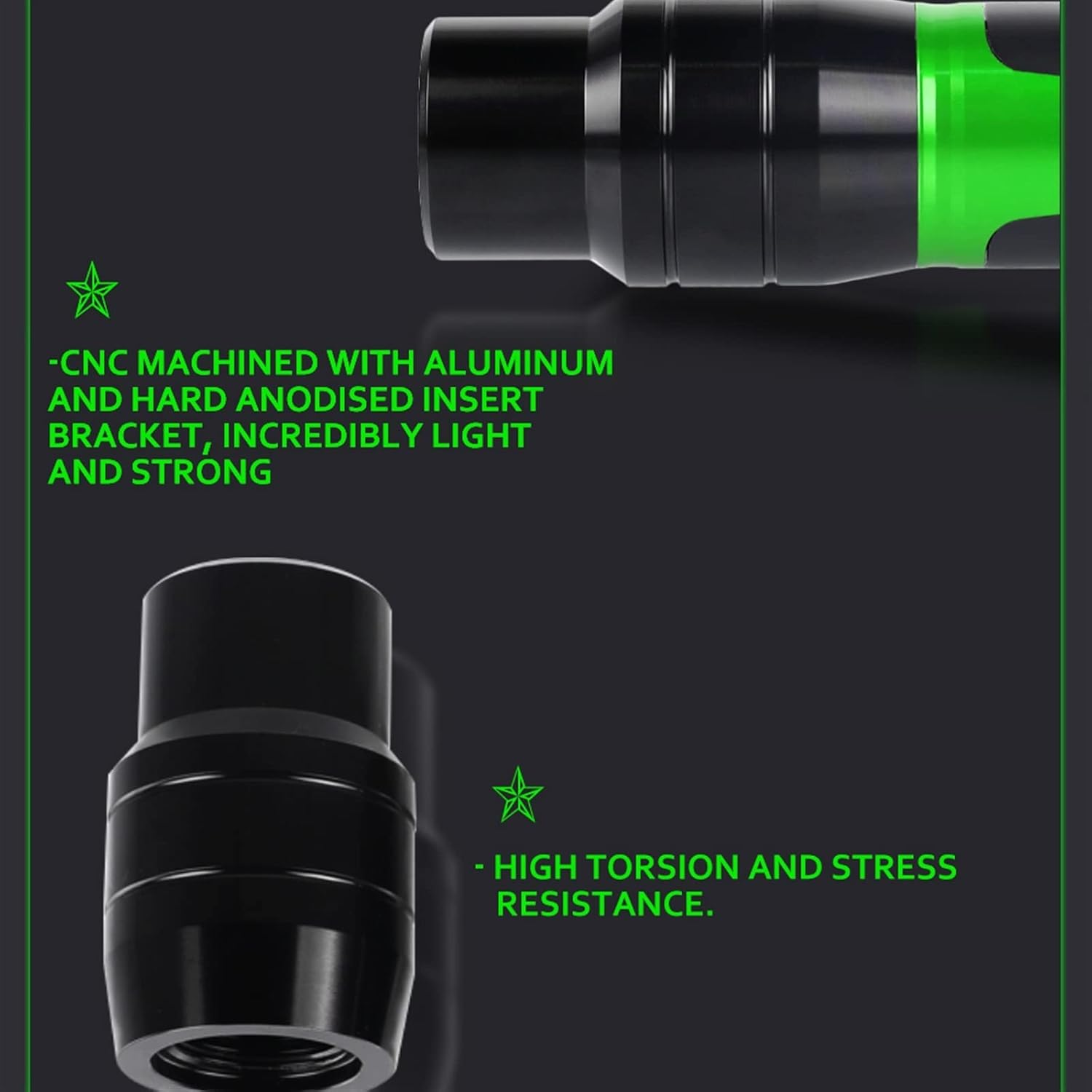 Motorbike Frame Sliders for Y┐AMAHA AEROX155 NVX155 AEROX 155 NVX 155 Motorcycle Accessories Aluminum Exhaust Frame Sliders Crash Pads Falling Protector (Color : Green, Size : AEROX155) image number 5