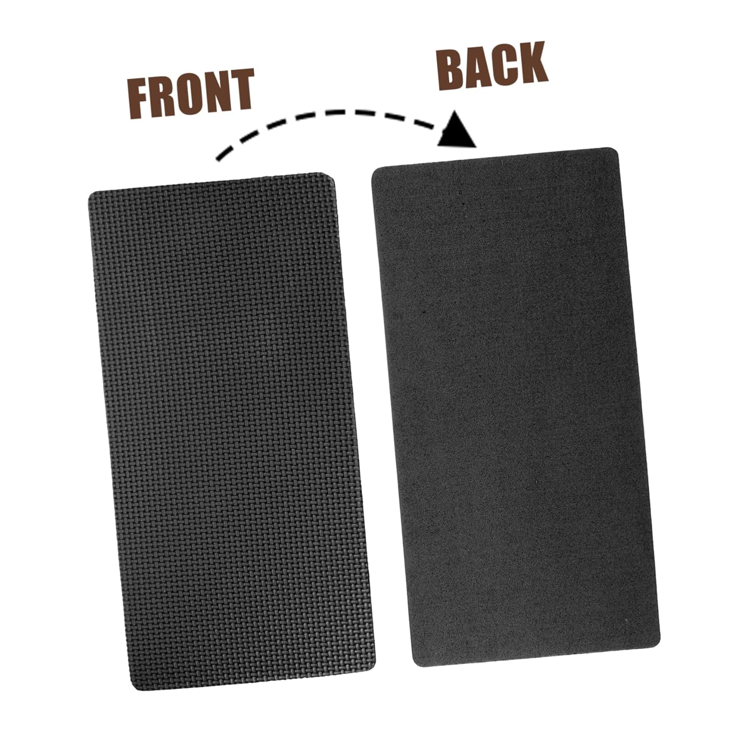 Gogogmee 2Pcs Garden Kneeling Pads Soft Eva Knee Mats for Gardening and Exercise, Mini Portable Knee Cushions Black, Comfortable Protective Kneelers for Outdoor Work and Yoga