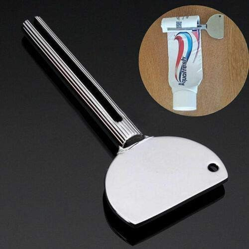 Metal Tube Squeezer Key Stainless Steel Toothpaste Roller,4Pcs Stainless Steel Toothpaste Squeezer Tube Roller Key,Metal Toothpaste Squeezer Tube Squeezer Key Squeezer Roller,Metal Toothpaste Squeezer image number 1