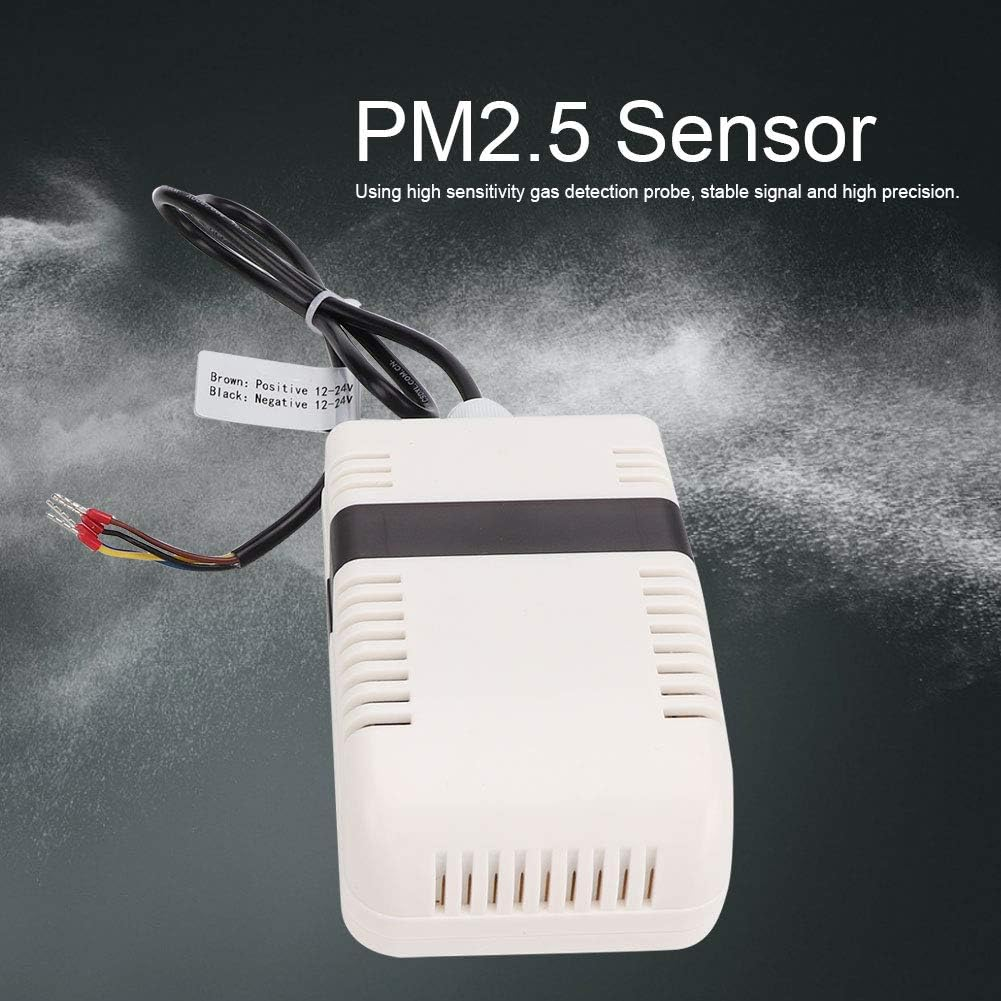 PM2.5 PM10 Transmitter Dust Detector Sensor Air Quality Monitoring Black Oil-Proof Waterproof Stable Signal image number 6