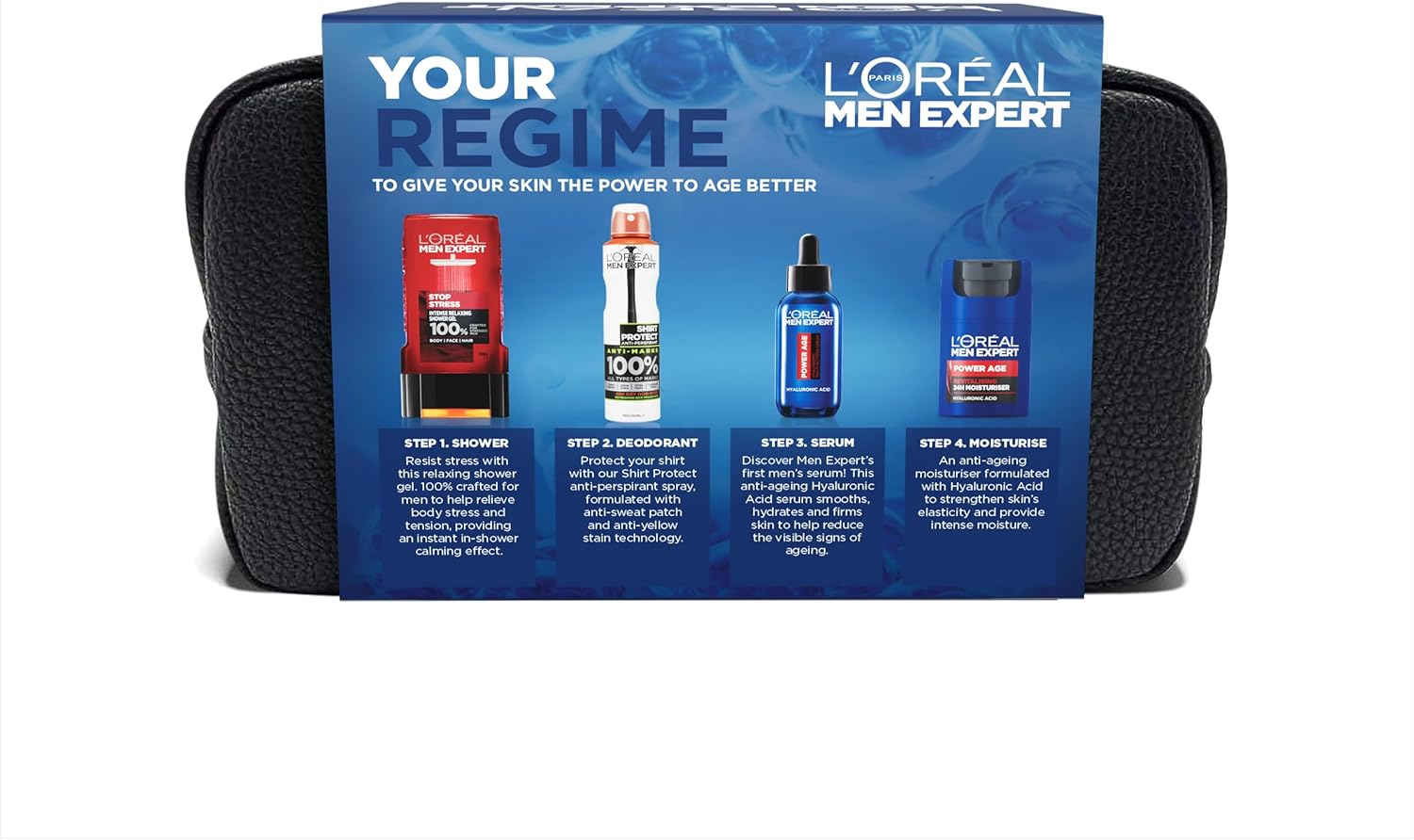 L'Or&eacute;al Paris Men Expert, Anti-Ageing Face and Body Essentials, Value Set image number 4