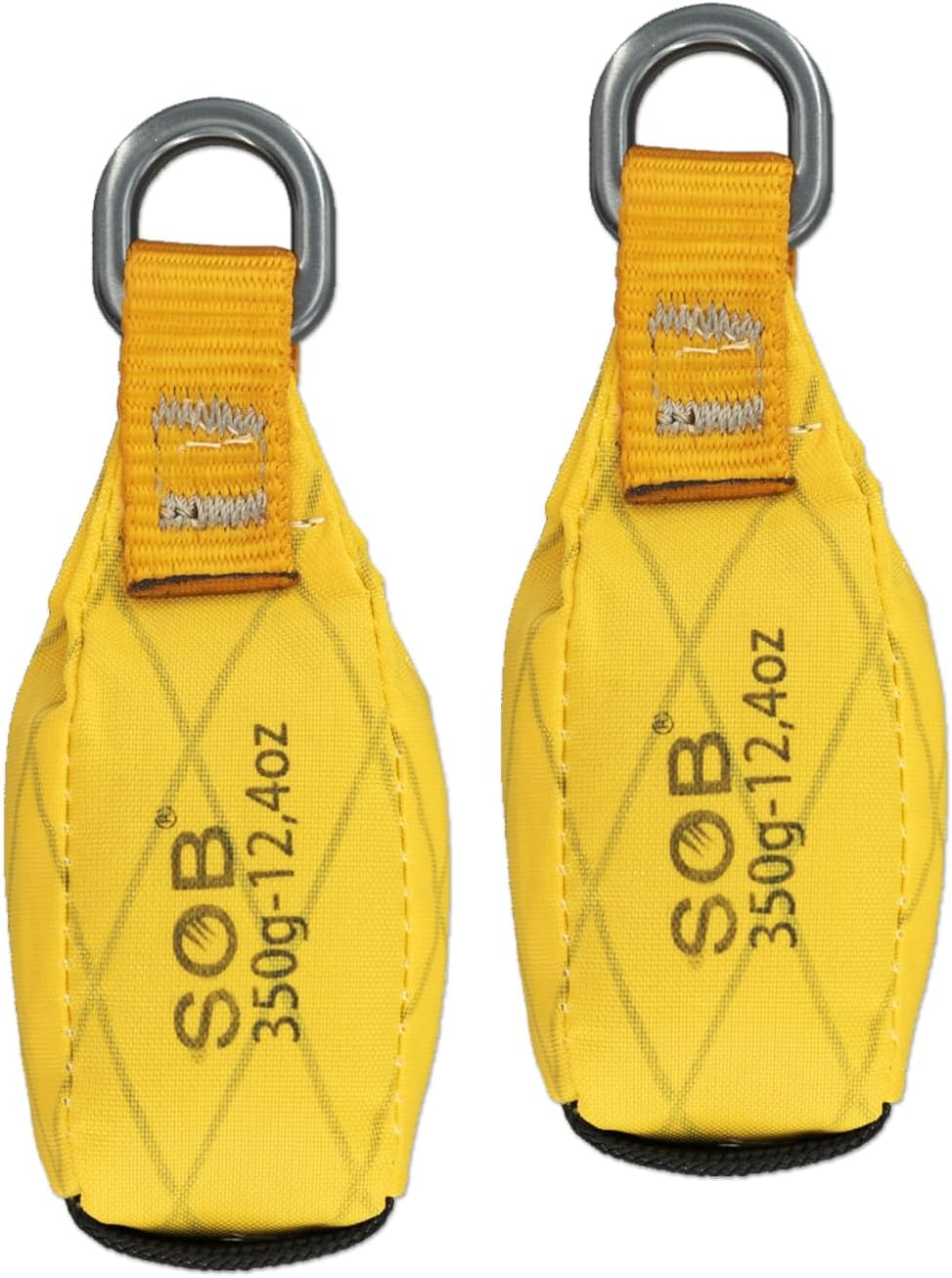 SOB Outdoor Throwing Bag for Arborists and Climbing - Pack of 2 with D-Ring, Multipurpose Bag for Rocks and Trees (Climbing Sandbag)