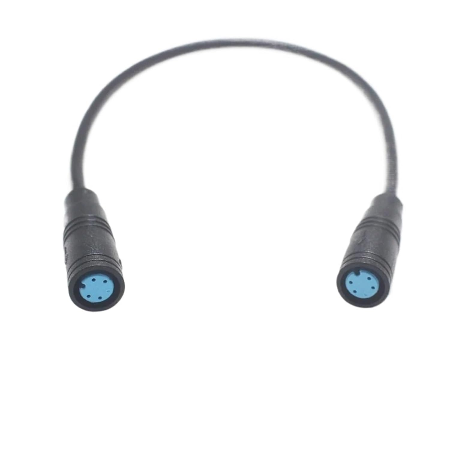 1Pcs M8 20CM 2 3 4 5 6 Pin Electric Bicycle Butt Joint Cable Waterproof for Ebike Display Female Male Optional Connector(Male to Male-1Pcs 20Cm,6P)