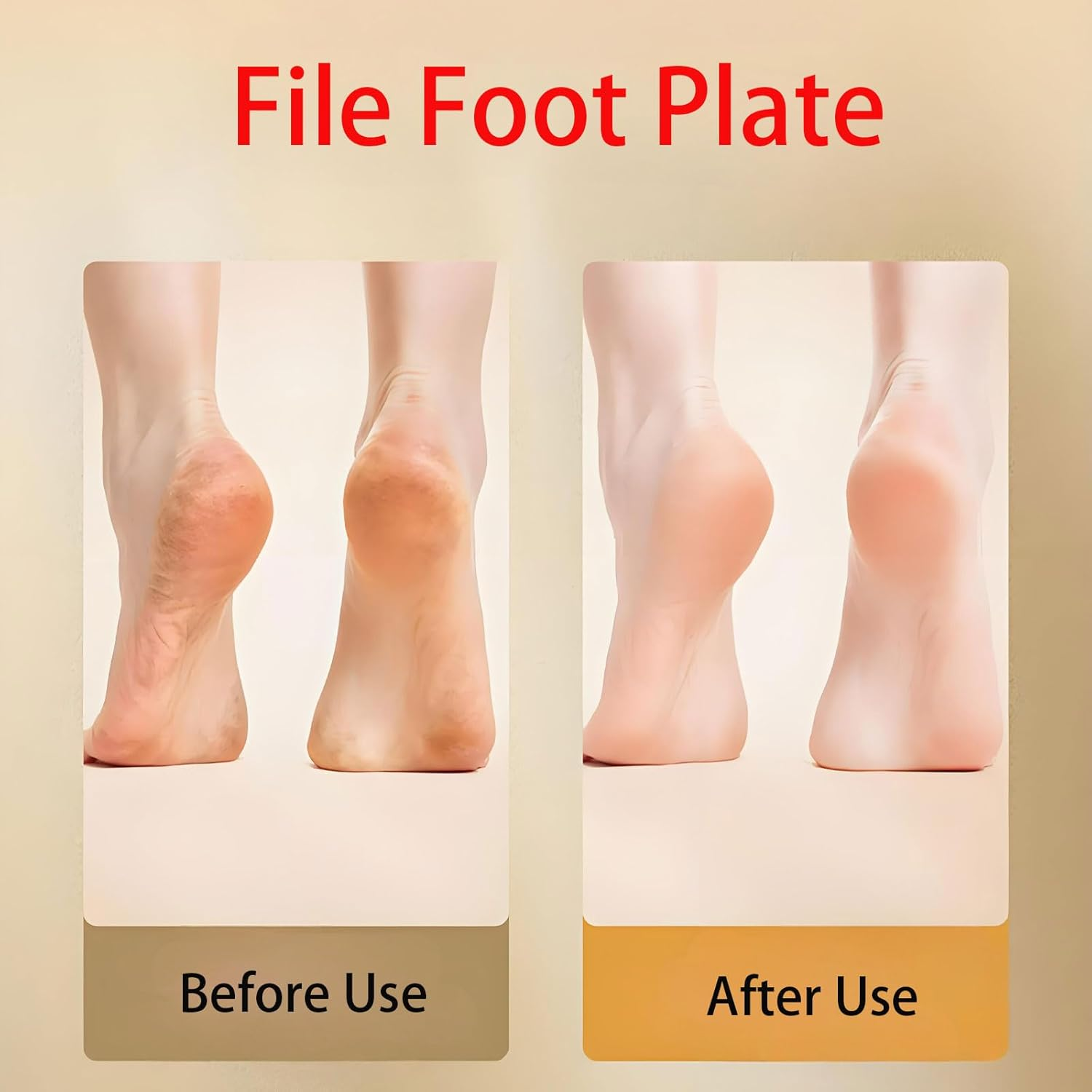 RUIFEN One Pack Foot File Set, Nano Black Technology to Remove Dead and Hard Skin for Cracked Heels, Home Pedicure Tools, Safe and Effective Foot Care (4.2 * 2.6 Inches) image number 5