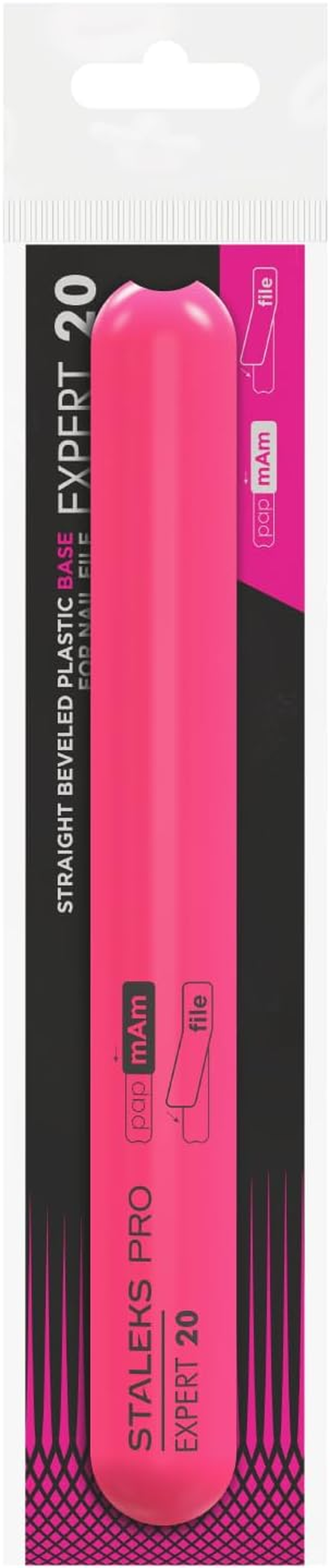 Staleks Pro Straight Beveled Plastic Nail File Base Expert 20 &ndash; Lightweight Reusable Base &ndash; for Disposable Nail Files &ndash; Hygienic Manicure & Pedicure Tool image number 5
