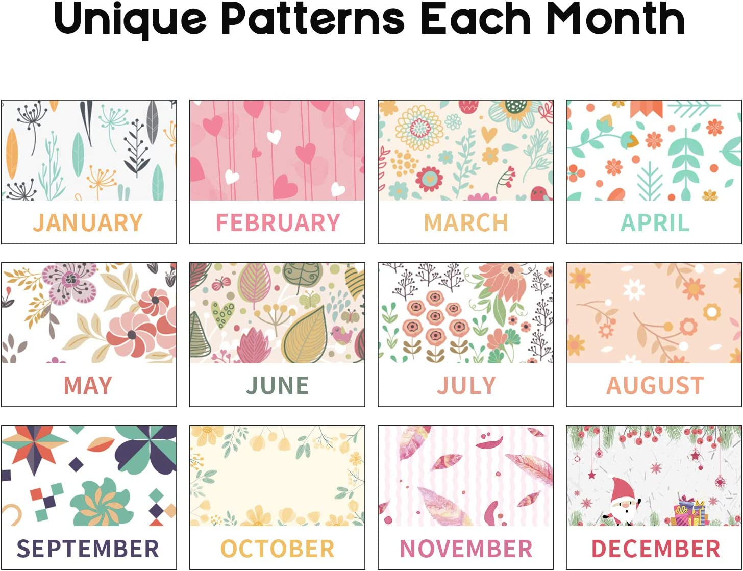 Mokani Desk Calendar 2026-2027, Small Monthly Desktop Calendar 2026 from Jan.2026 to Jun.2027, Academic Year Standing Desk Calendars with Stickers(8"X6") image number 4