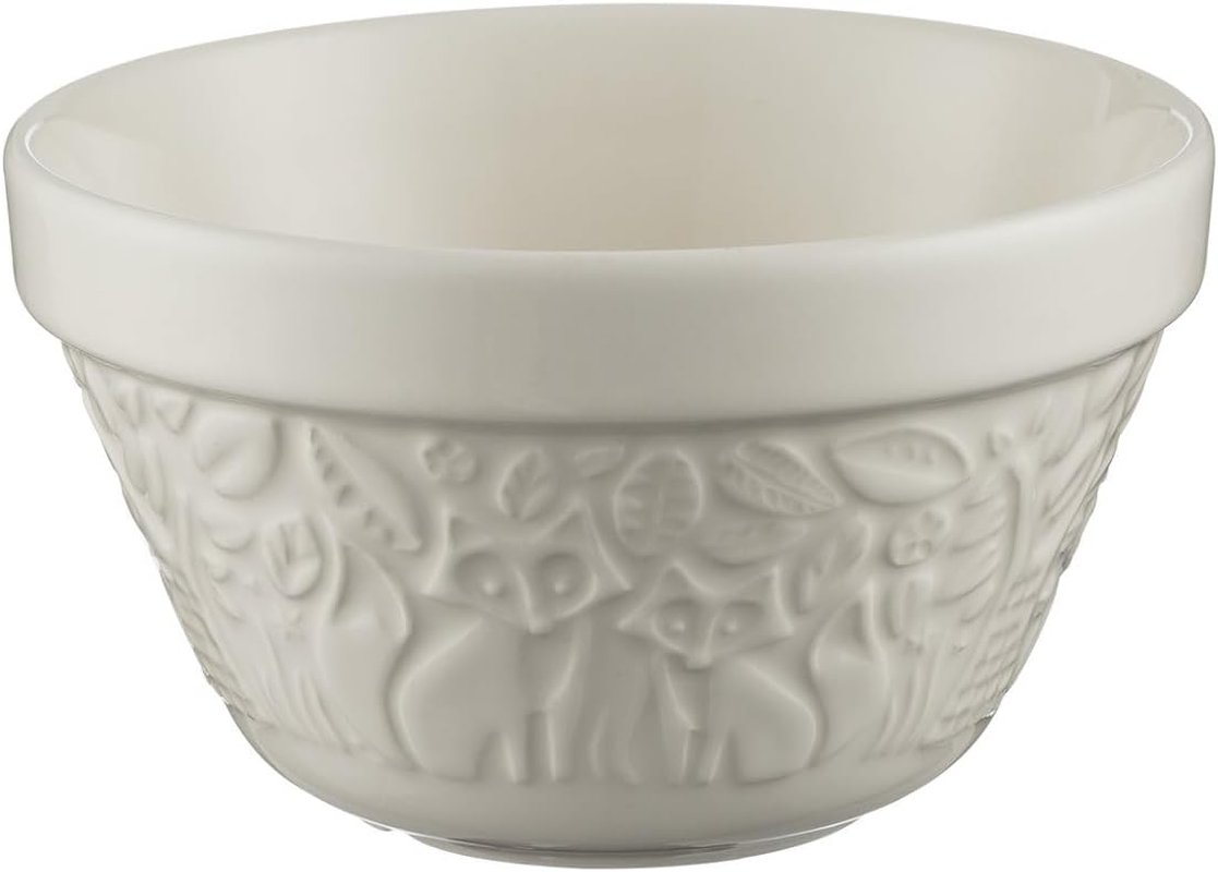 Mason Cash in the Forest Fox Earthenware Pudding Basin, 16Cm, Cream 28456 image number 2
