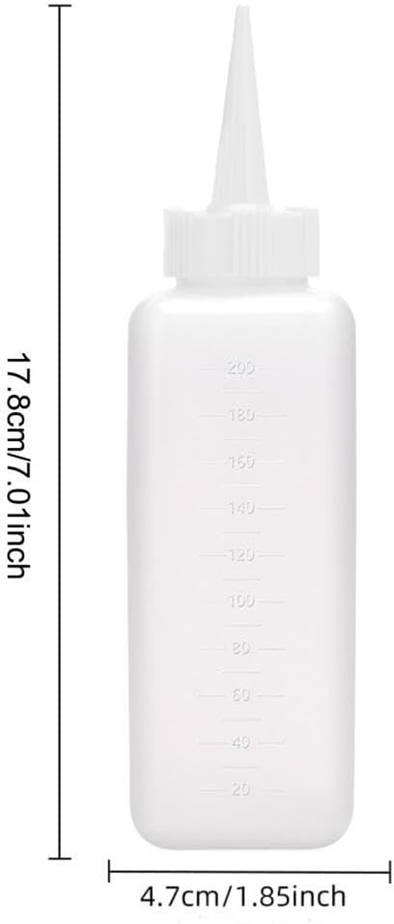 6X Squeeze Applicators Bottles Hair Coloring Bottle Multipurpose Bath Supplies Shampoo Bottles for Home Use Hairdressing, Medium image number 5