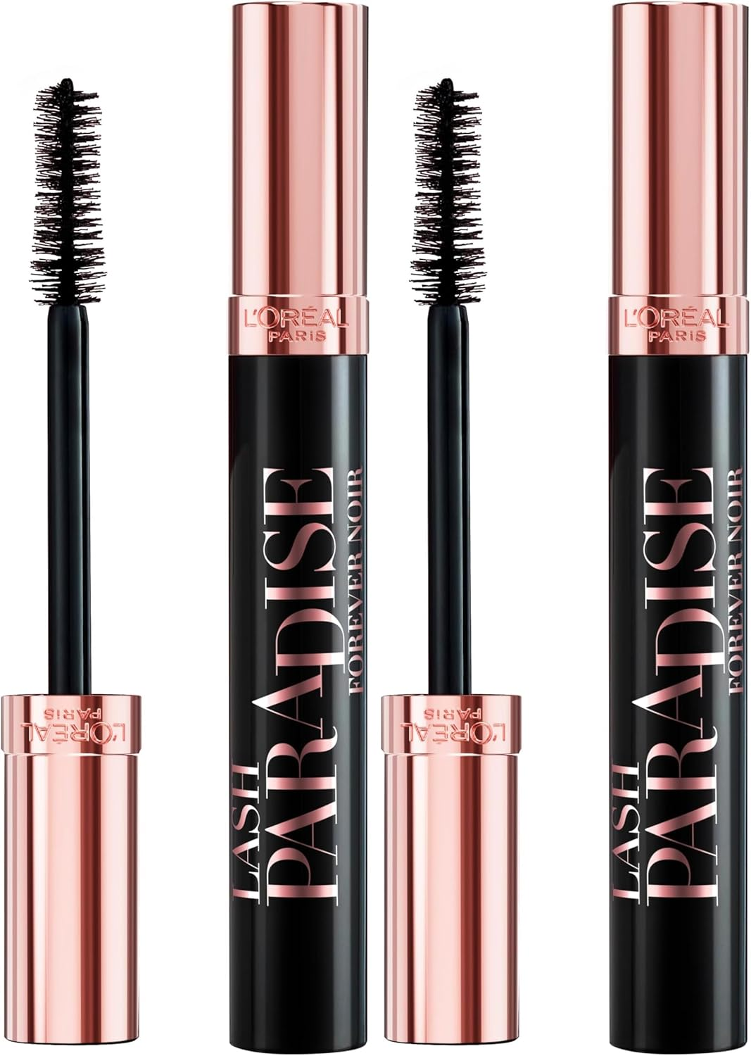 L'Oreal Paris Paradise Forever Noir Mascara (Pack of 2) image number 1