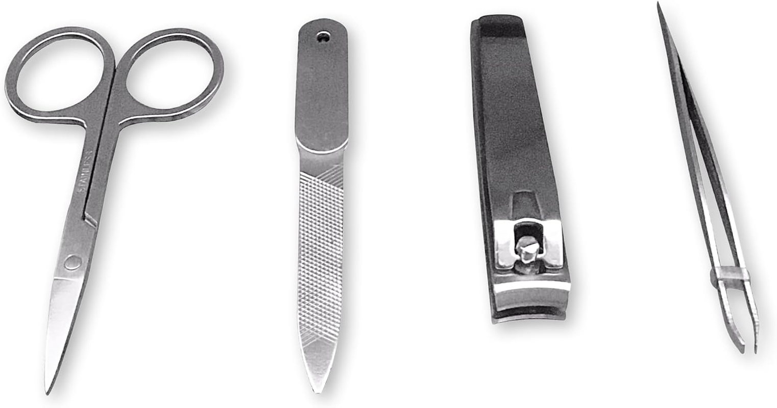 Robert Frederick Look Sharp Gentleman'S Grooming Kit - Includes Nail Clippers, Scissors and Tweezers