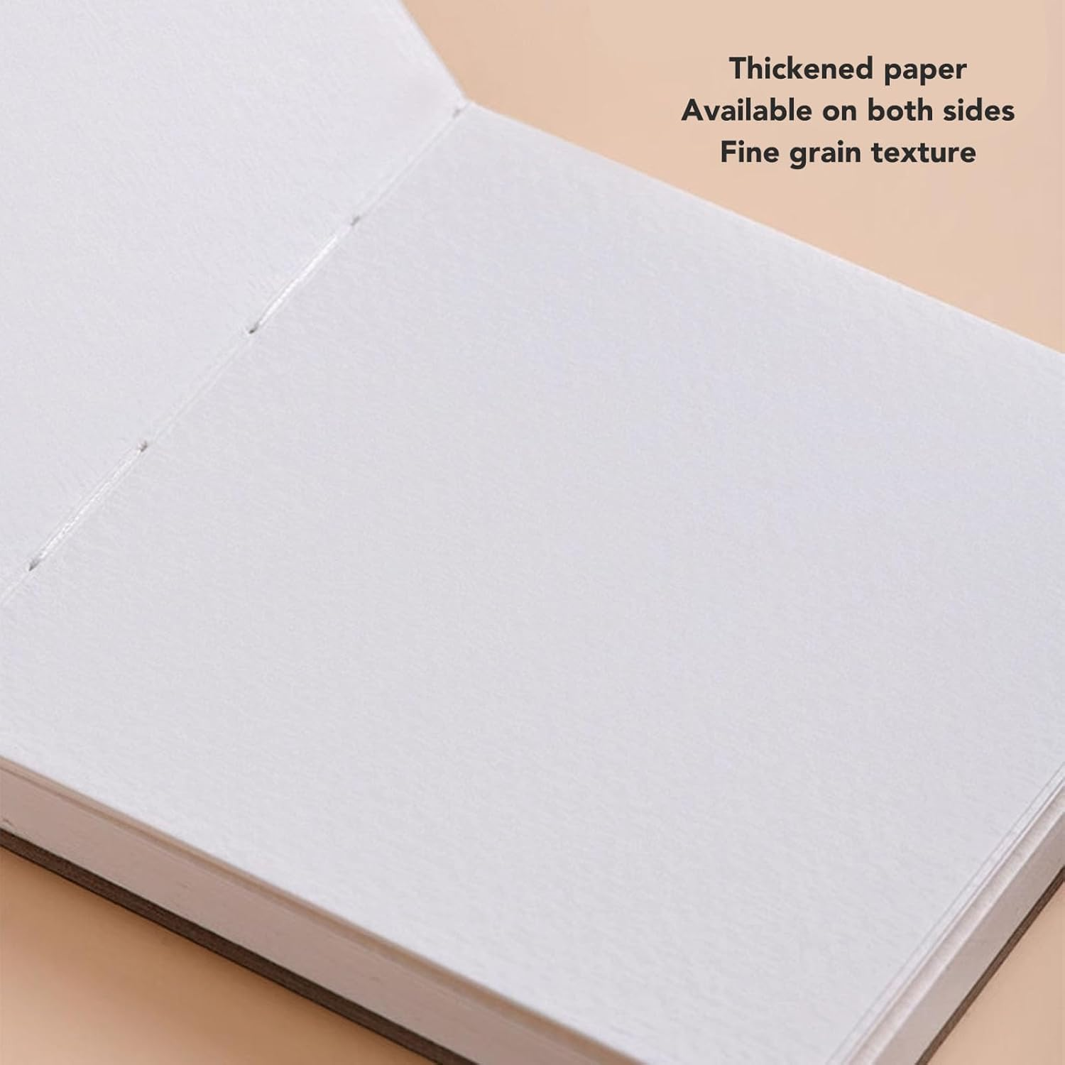 Watercolor Sketchbook, Portable Pocket Travel Diary Book 300GSM 30 Sheets 14 X 9Cm, Ideal for Landscapes, Perfect Travel Companion, Versatile Use, for Outdoor Sketching (Green) - Black image number 2