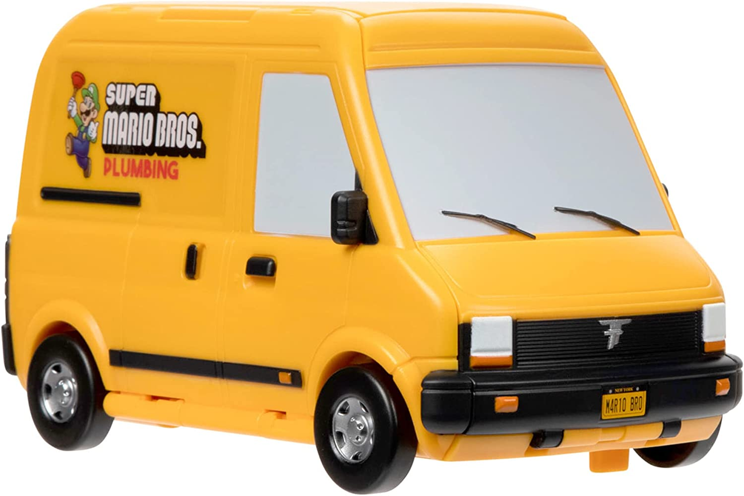 Super Mario Movie Mini World Van Playset, Yellow image number 5