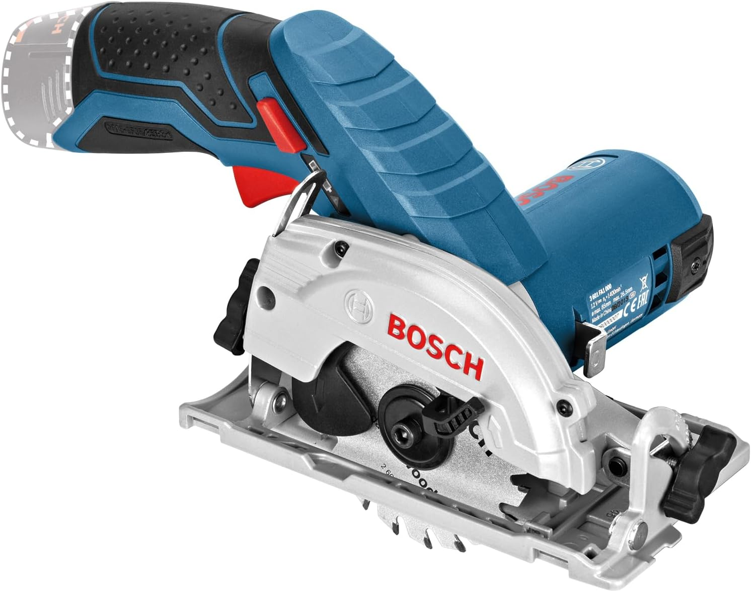 Bosch Professional 06016A1001 GKS 12 V-26 Cordless Circular Saw (Without Battery and Charger) - Carton, 33.8 Cm*21.0 Cm*13.2 Cm image number 2