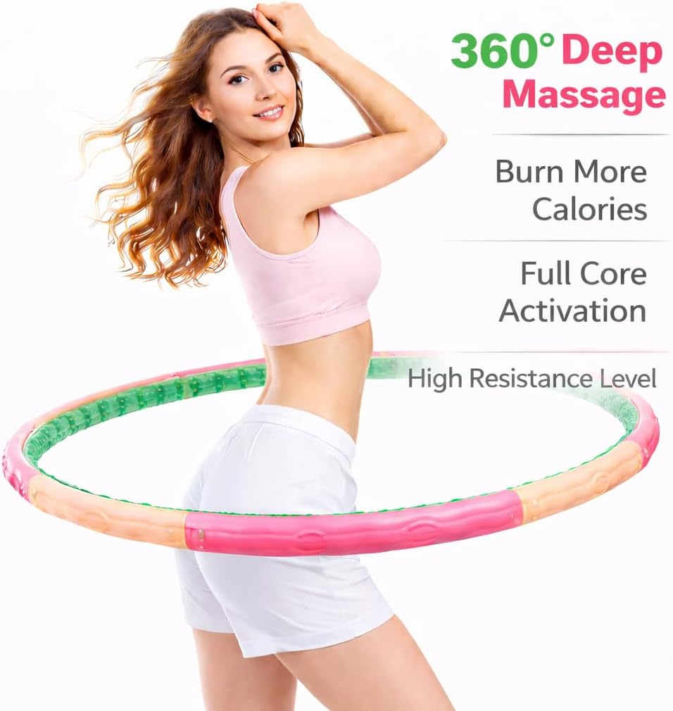 Weighted Hoop 6.84Lb (3.1Kg) Exercise,Fitness Advance for Expert