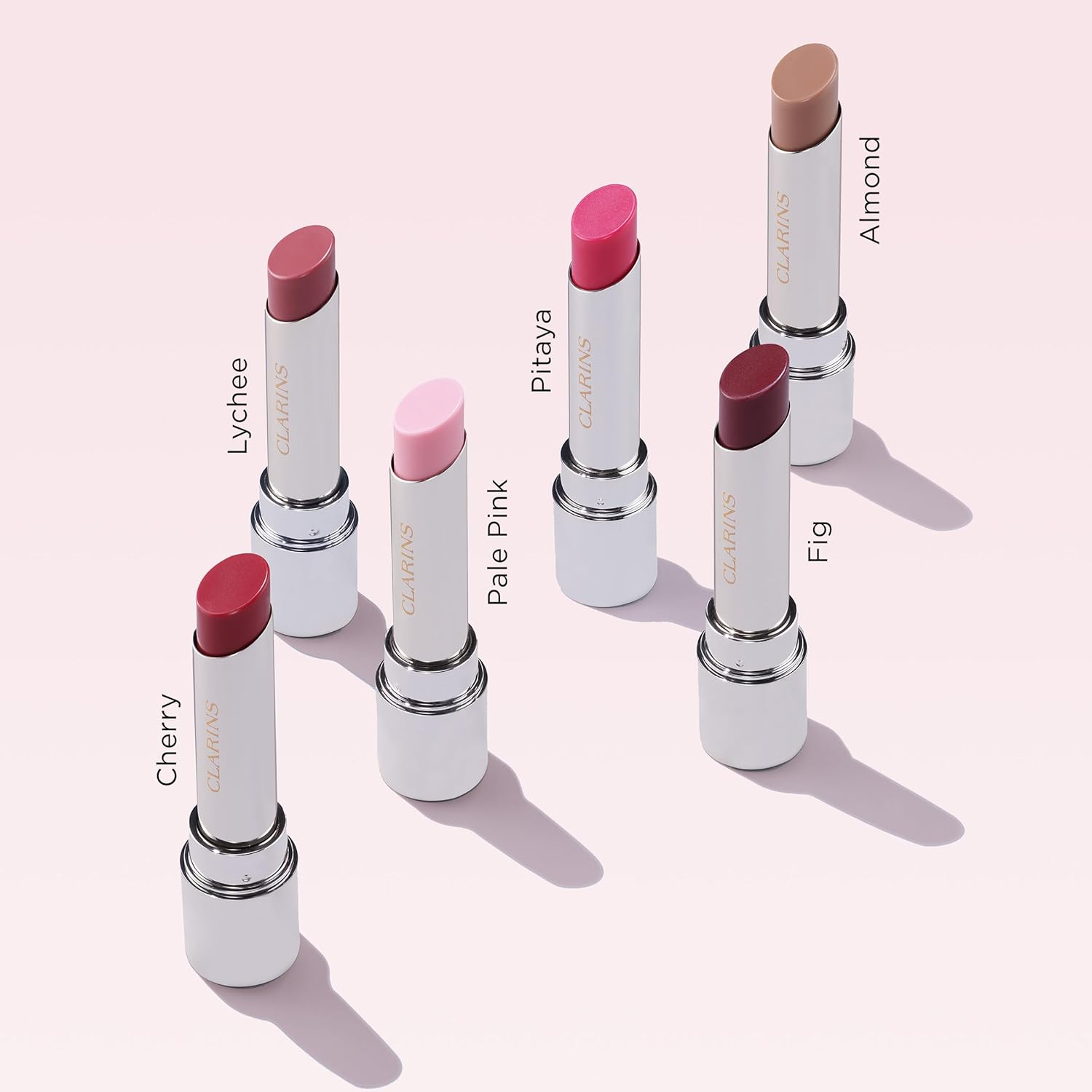 Lip Oil Balm - 06 Fig by Clarins for Women - 0.1 Oz Lip Balm - 01 - Transparent Perfector Pink image number 5