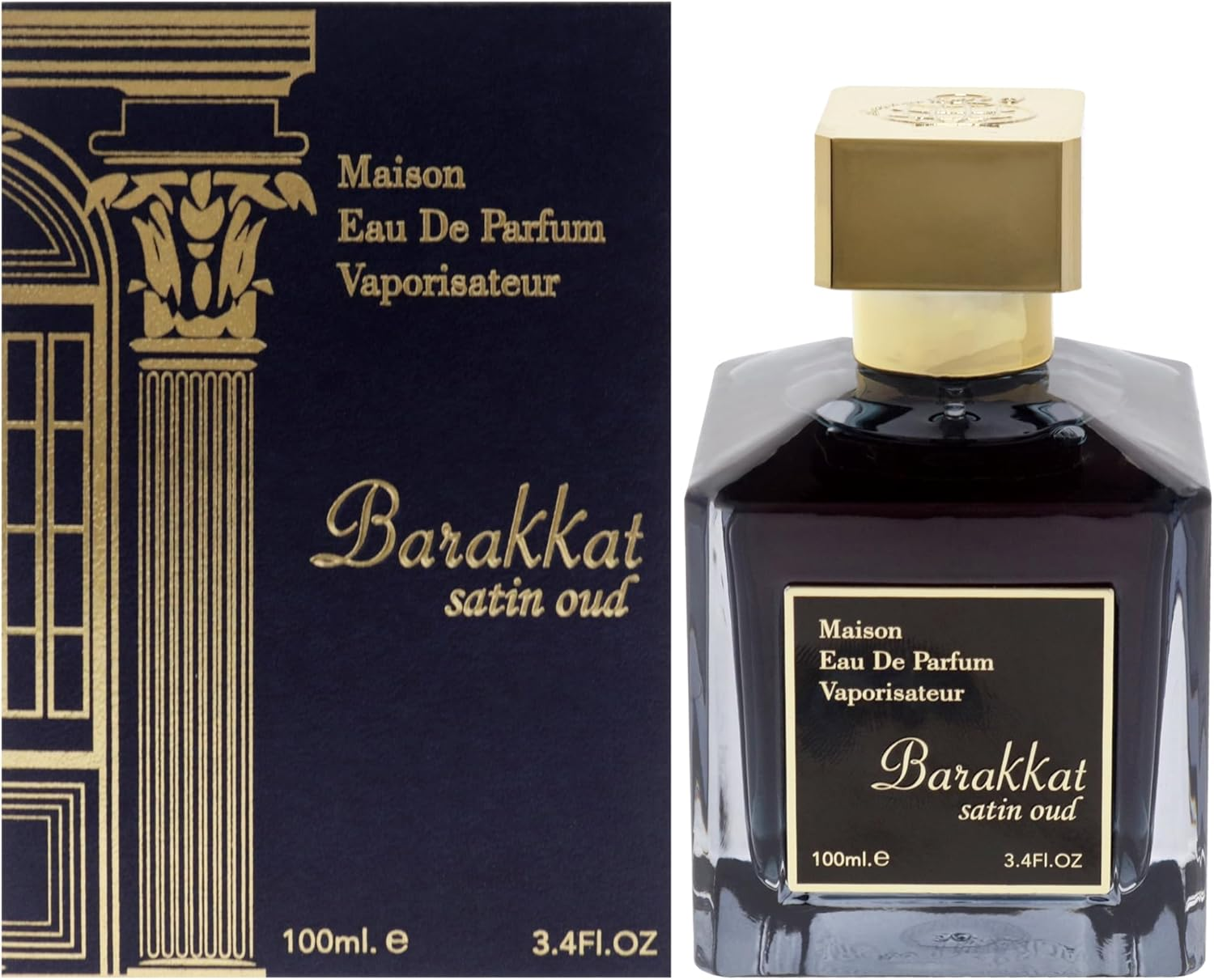 Maison Barakkat Satin Oud by Fragrance World for Unisex - 3.4 Oz EDP Spray image number 5