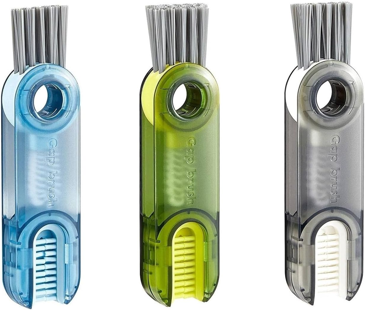 3 in 1 Water Bottle Brush Cleaner Set Hangable Multi-Functional Water Bottle Cleaner Brush for Tiny Bottle Cup Lid Detail Brush Straw Cleaner Tools Portable Kit for Home Durable Premium(3 Pcs) image number 6