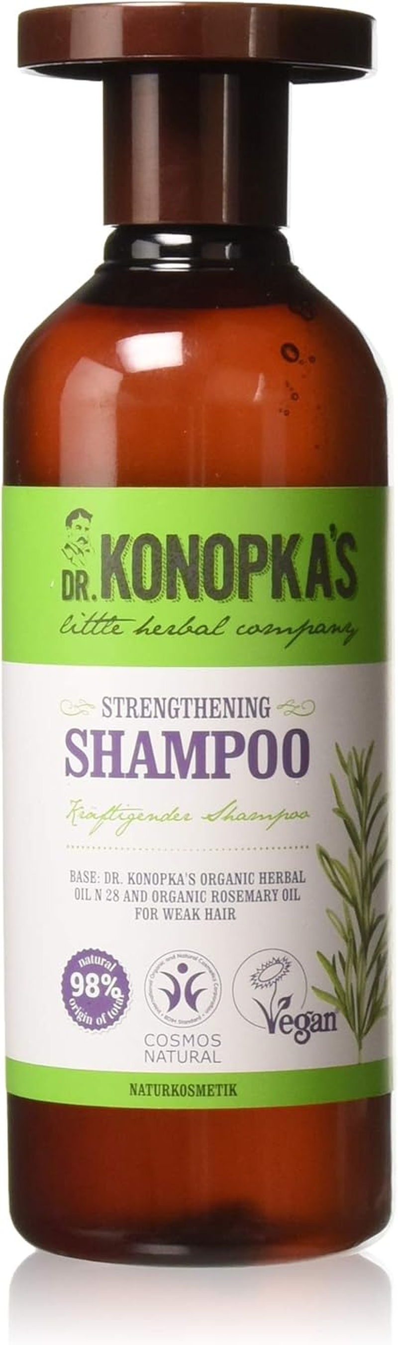 EUROBIO LAB KONOPKA'S STRENGTHENING SHAMPOO 500 Ml image number 2