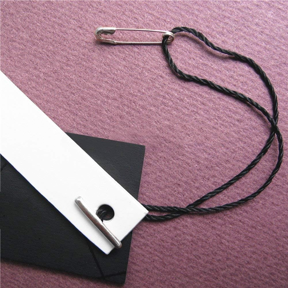 Safety Pins, 50Pcs Large Size Safety Pins Pack, 45Mm/1.7Inch Strong and Heavy Duty Nickel Plated Safety Pin for Clothes, Leather, Canvas, Blankets (Silver) image number 5