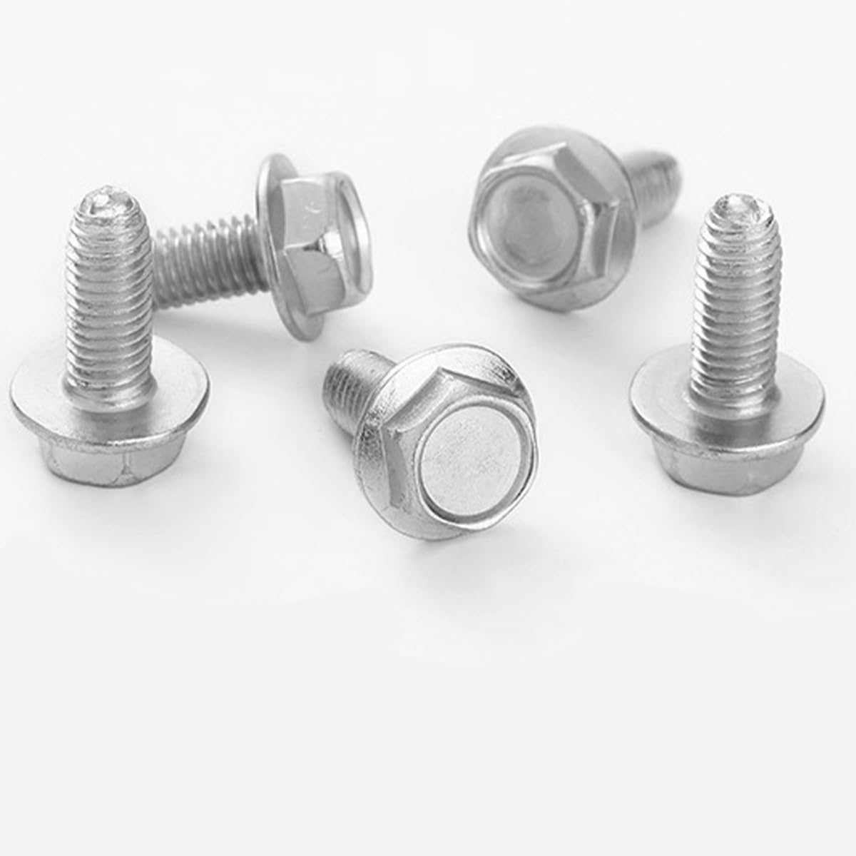 14PCS Differential Cover Bolt, M8 1.25 X 20Mm 8.8 Carbon Steel Auto Bolt Kit, Rear Ends Metric Threads Hex Head Flange Screw Set, Car Accessories Differential Bolts Replacement image number 2