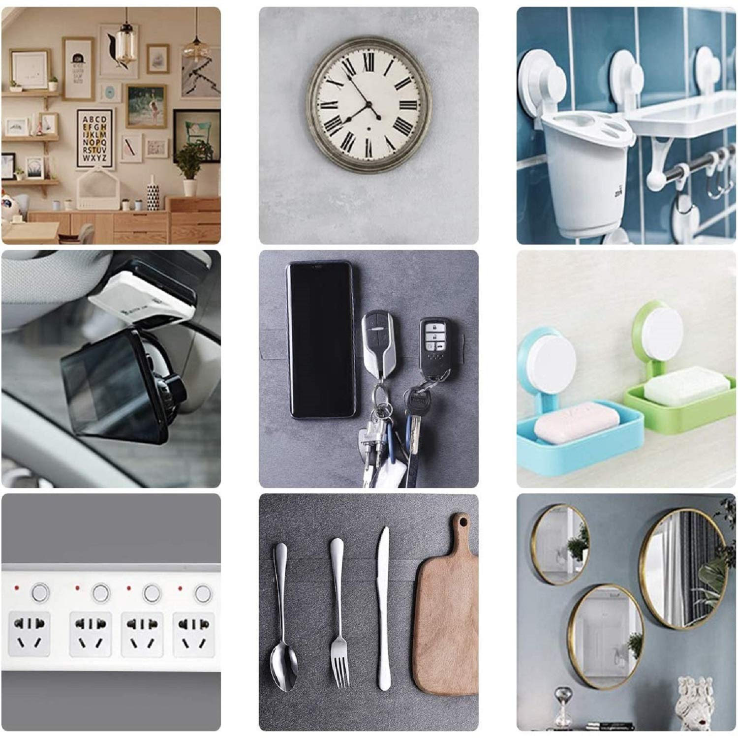 Nano Double Sided Tape, 5M/16.5Ft Easy Tape Heavy Duty, Washable Strong Wall Tape Removable Transparent Sticky Tape for Home and Office (1.18Inch) image number 6