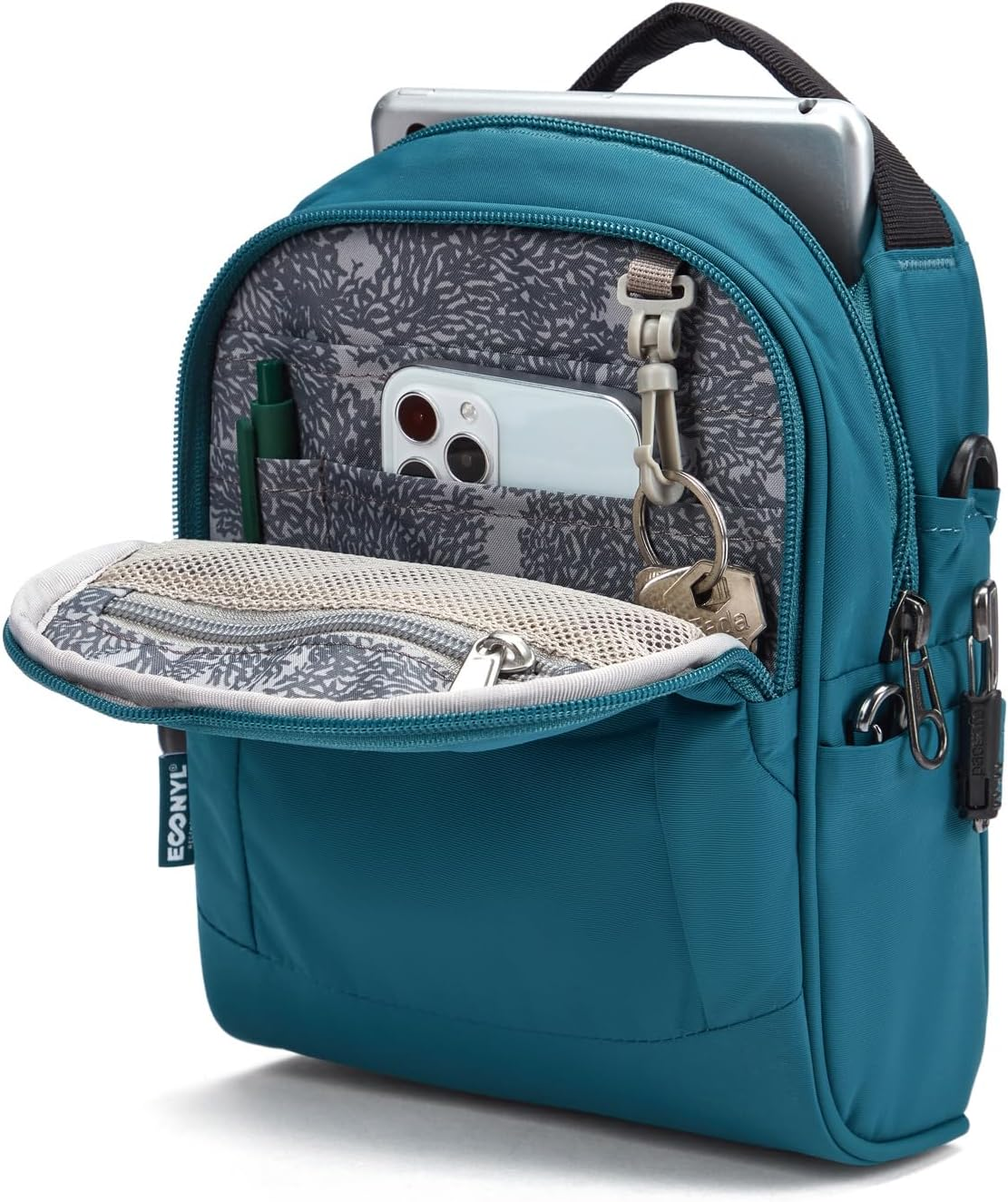 Pacsafe Metrosafe Ls100 3 Liter anti Theft Crossbody/Shoulder Bag-Fits 7 Inch Tablet image number 2