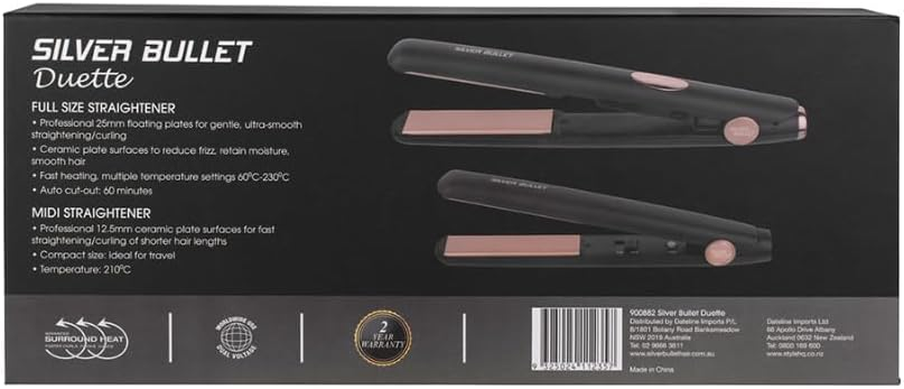 Silver Bullet Duette Hair Straightener Duo image number 3