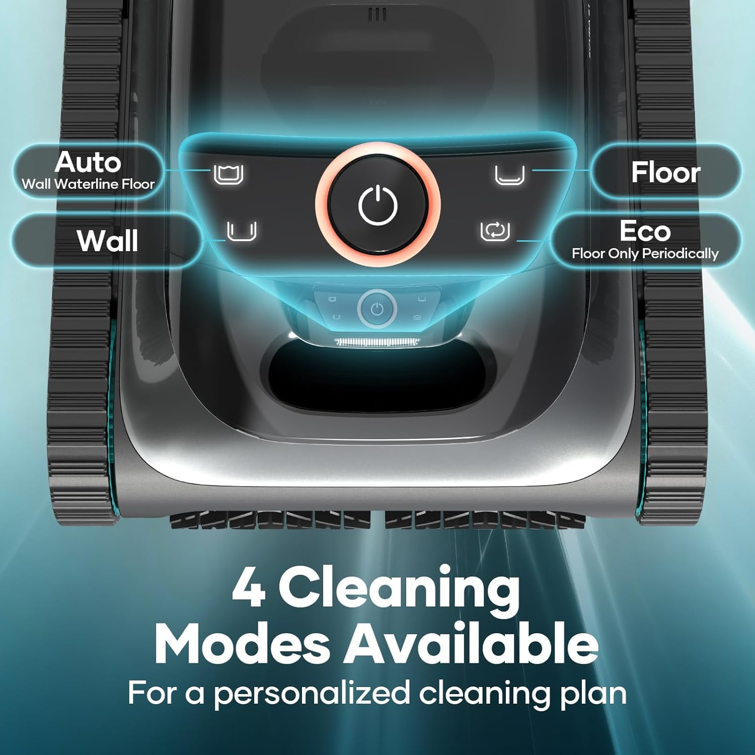 AIPER Scuba S1 Robotic Pool Cleaner for Inground Pools, up to 180 Mins Battery Life Cordless Pool Vacuum with 4 Modes - Auto/Eco/Wall/Floor, Wall Climbing, Smart Navigation 2.0, for Pools up to 150㎡ image number 1