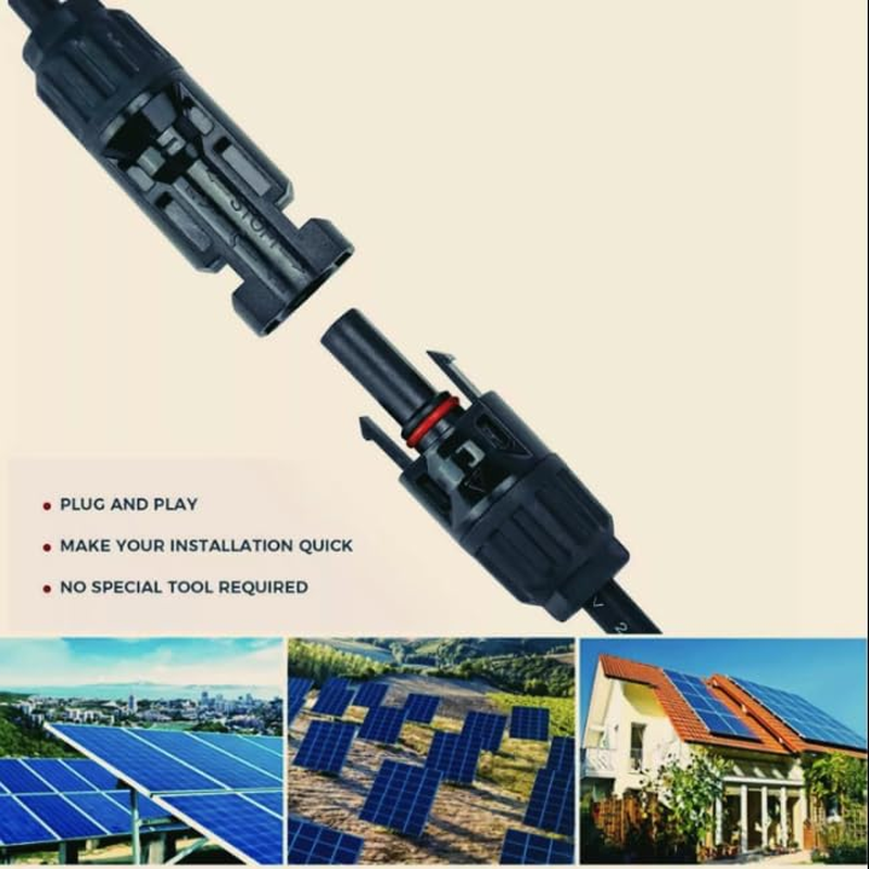 2M or 3M 50A Anderson Plug to MC4 Compatible Solar Connector Adapter &ndash; 14AWG Automotive Cable for Solar Panels, Power Stations, Rvs, 4WD, and Off-Grid Systems (300, Centimeters) image number 2