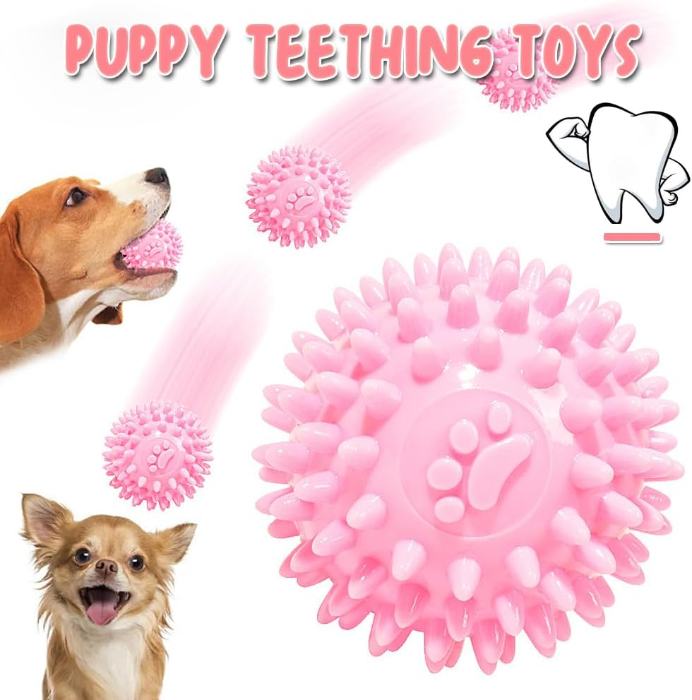 6Pcs Dog Toys for Small Dogs, Puppy Teething Toys from 8 Weeks, Puppy Chew Toys, Plush Dog Toys Set for Small Medium Dogs image number 1