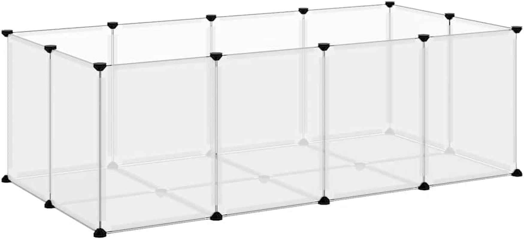 Small Animal Cage Transparent 144X74X46.5 Cm Pet Habitat Indoor Outdoor Enclosure image number 3