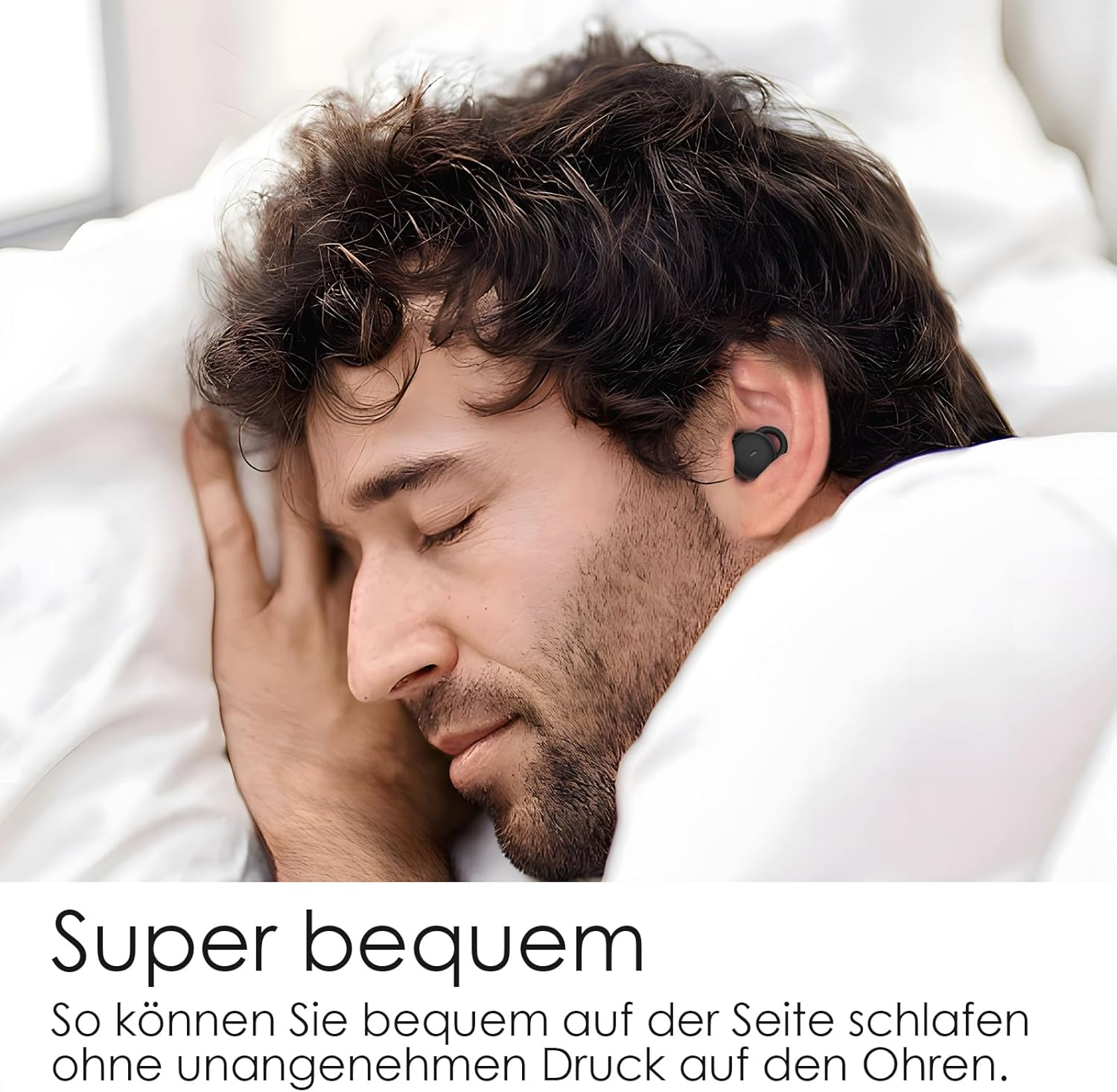 Wedoking Sleep Earbuds, Smallest Invisible Sleep Earphones, Mini Wireless Headphones Bluetooth, Comfortable & Noise Isolating In-Ear Headphones for Side Sleepers & Work image number 5