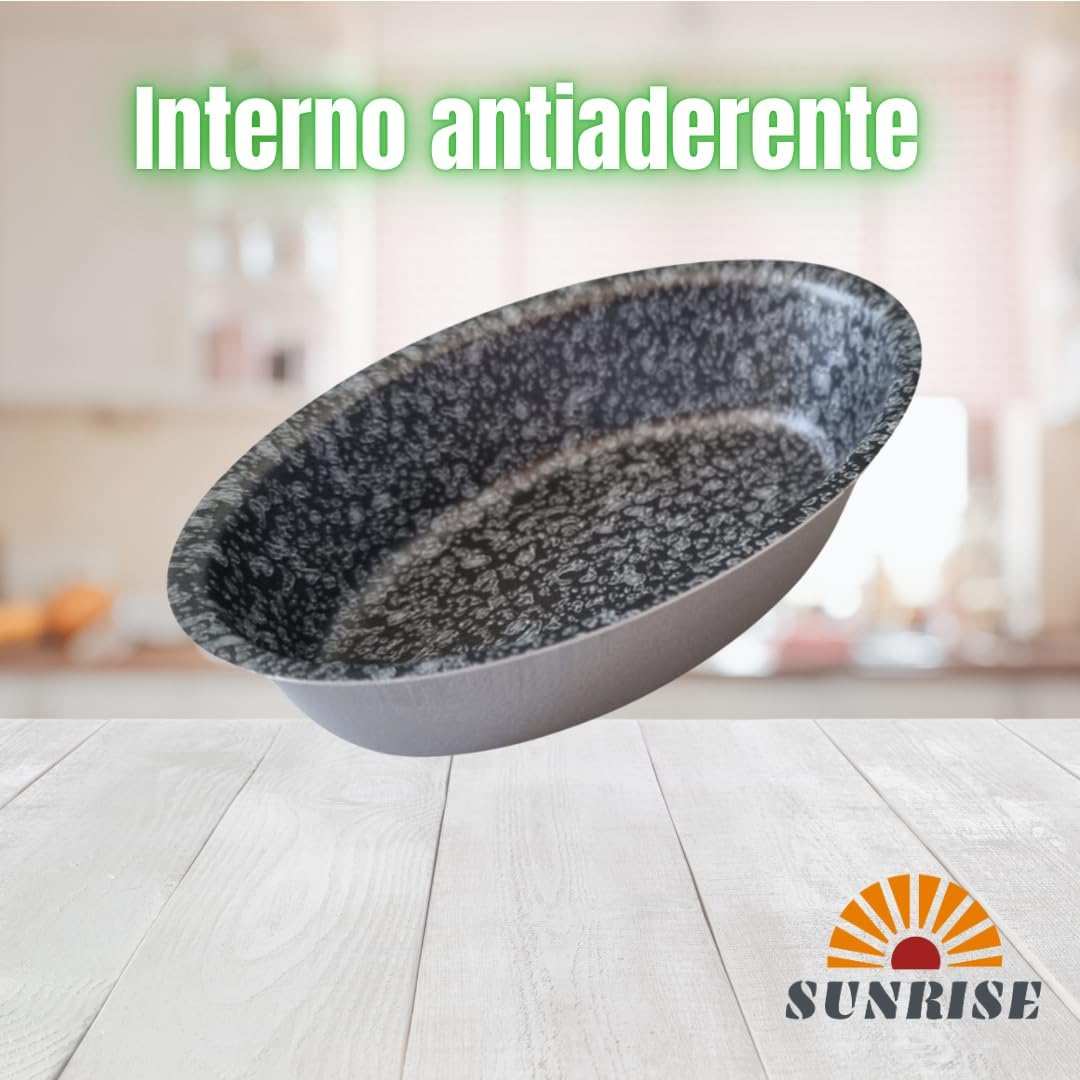 Leccesi Pasticciotto Leccese Pasticciotto Leccese Aluminium Baking Mould with Non-Stick Coating in Stone Look 100% Made in Italy Size 10.5 X 7 Cm (9) image number 6