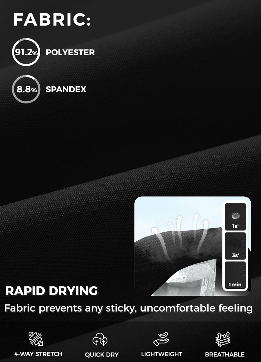 WILLIT Women'S 7" Athletic Running Shorts Long Workout Hiking Shorts Quick Dry High Waisted Active Shorts Zipper Pocket image number 7